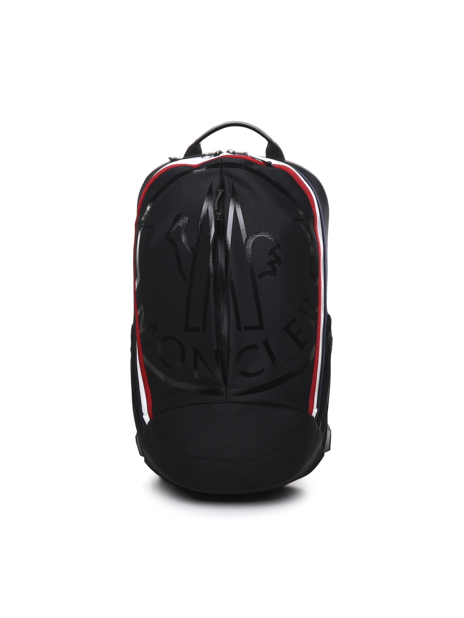 Moncler Cut Backpack In Black