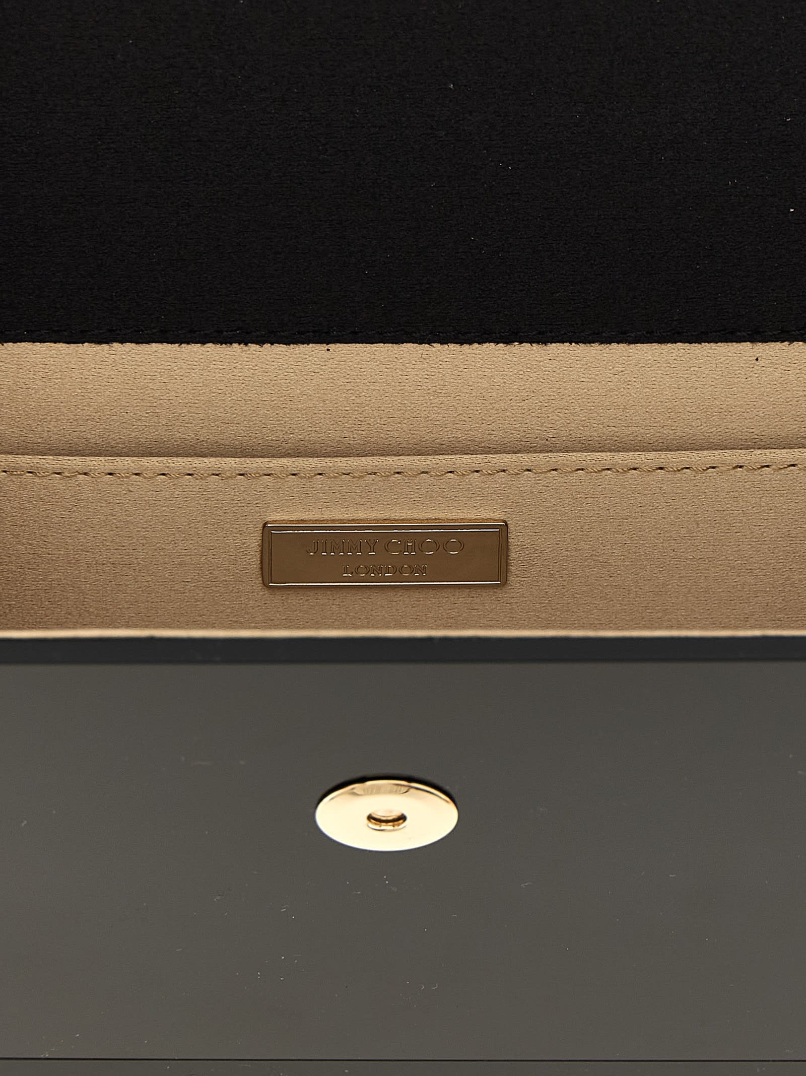 Jimmy Choo Candy Clutch In Black