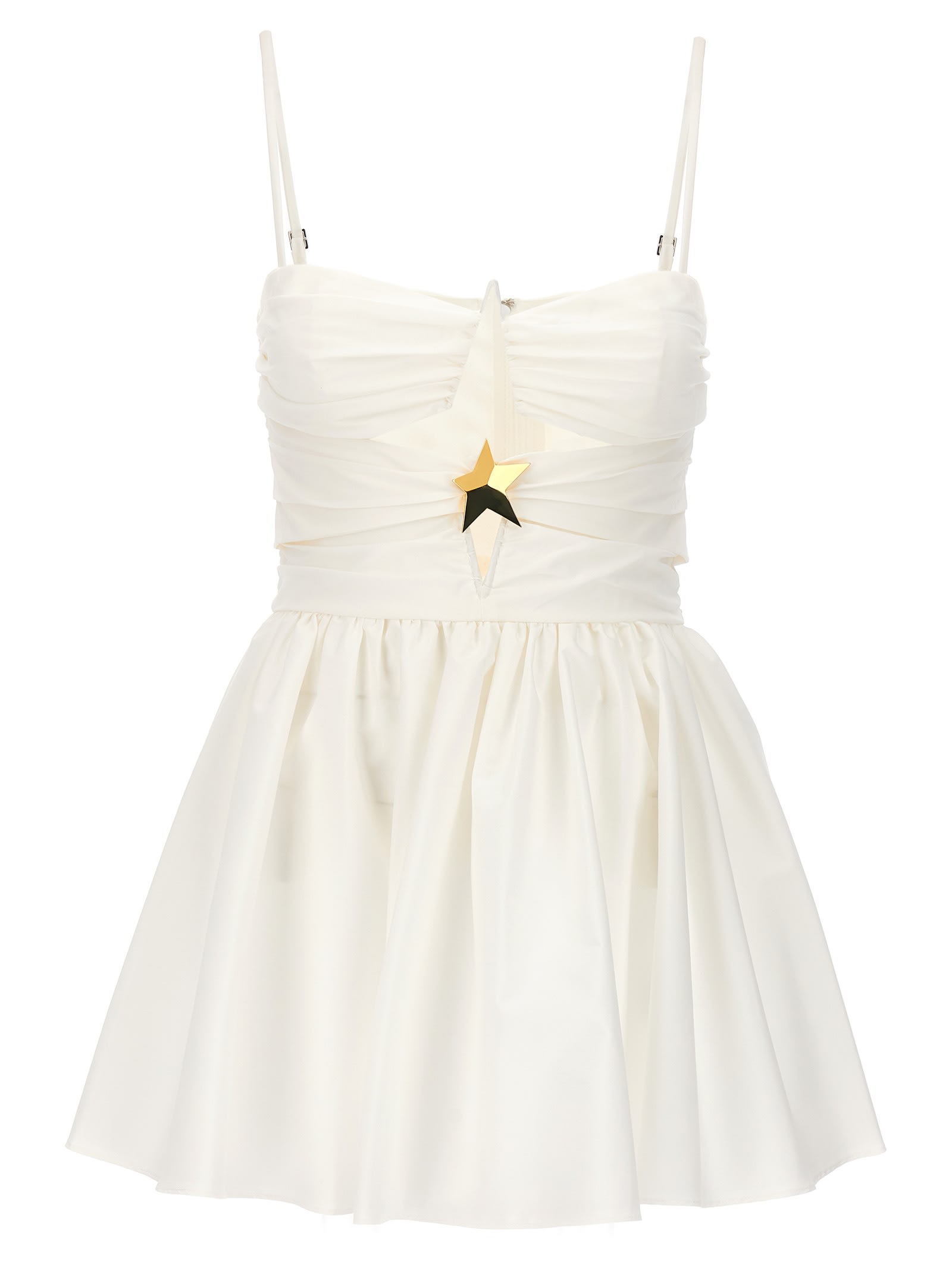Shop Area Star Cut Out Dress In White