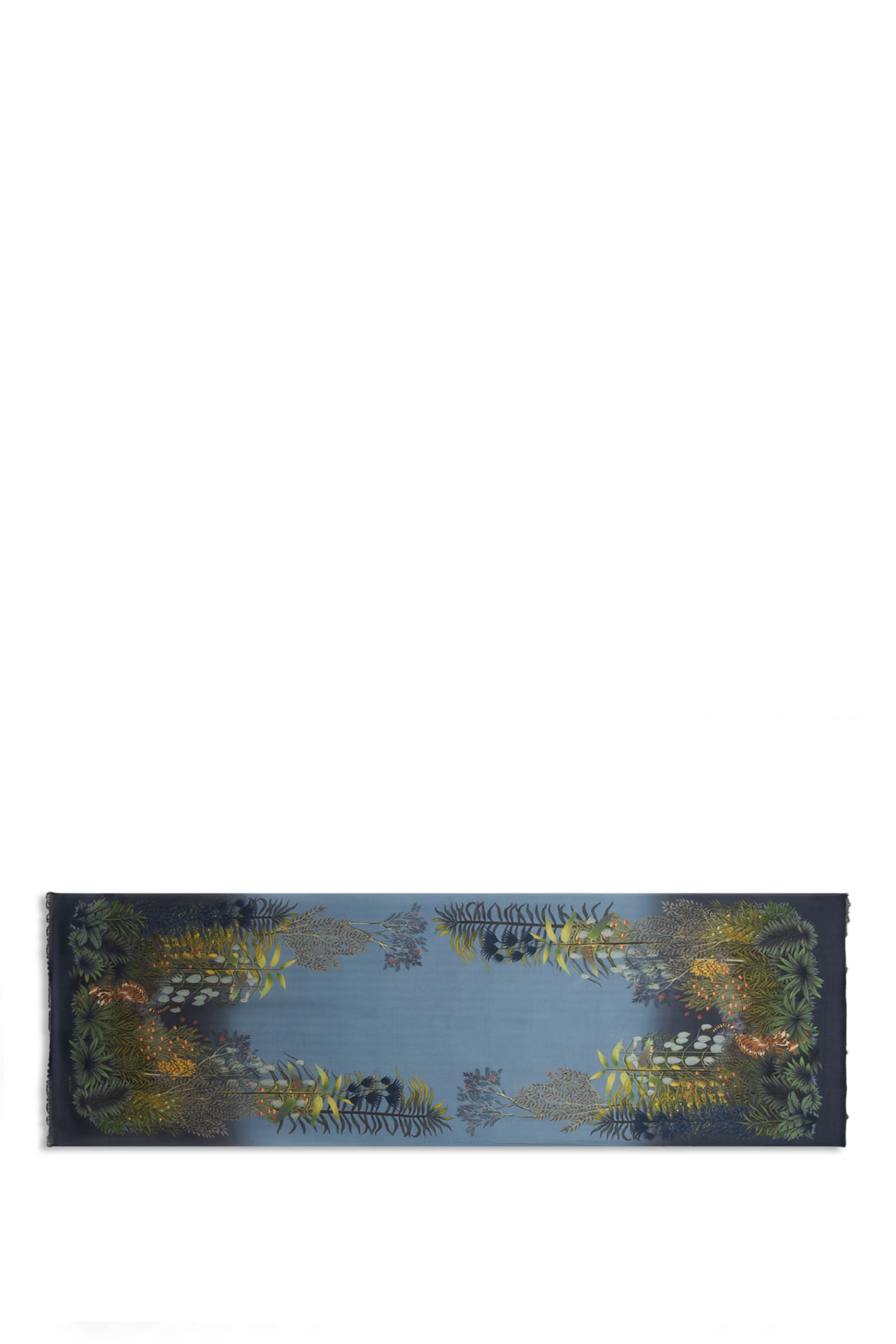 Shop Etro Scarves In Clear Blue