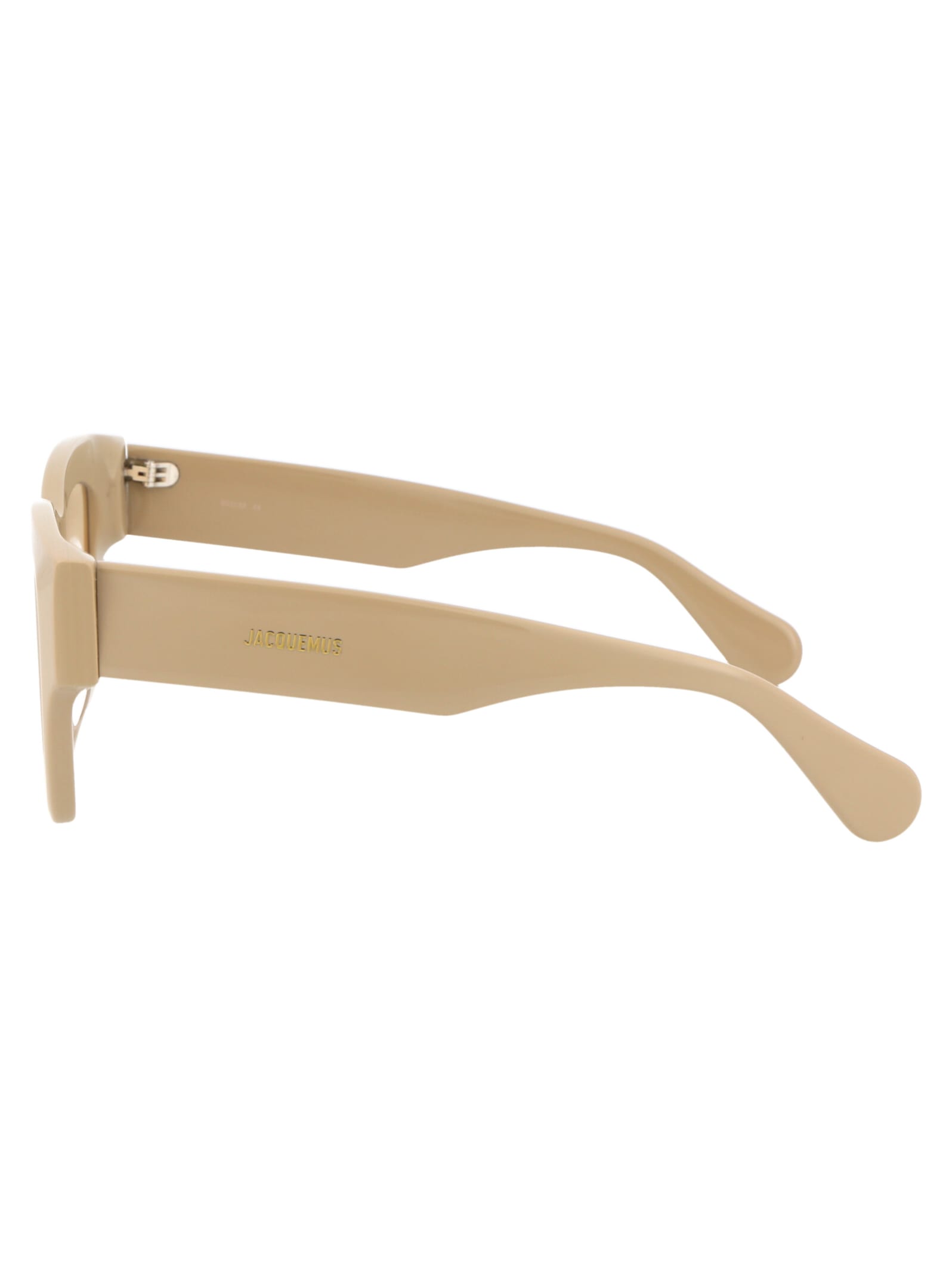 Jacquemus Les Lunettes Baci Sunglasses In Beige