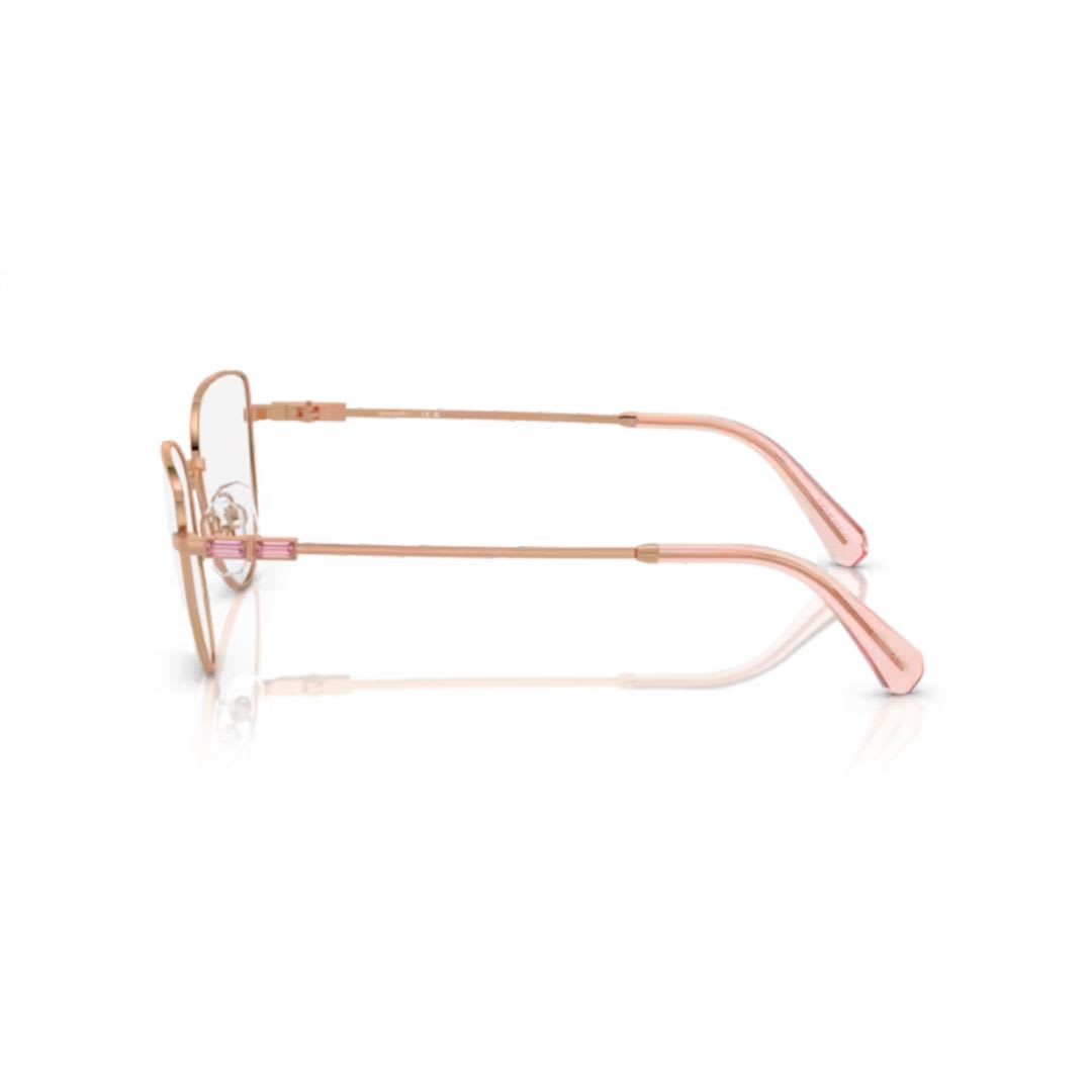 Swarovski 53mm Cat Eye Optical Glasses In Gold