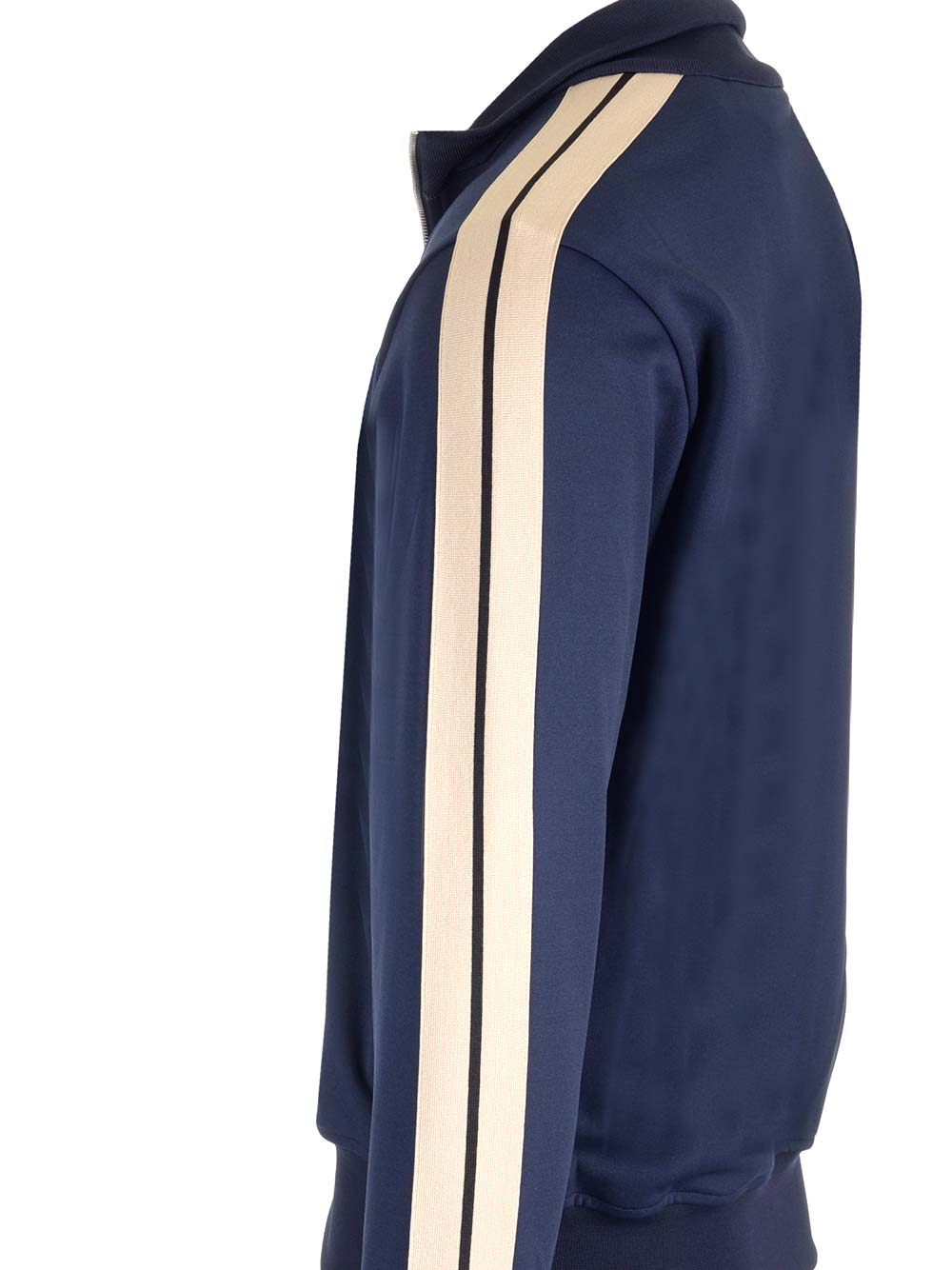 Shop Palm Angels Tracksuit Jacket With Monogram In Blu