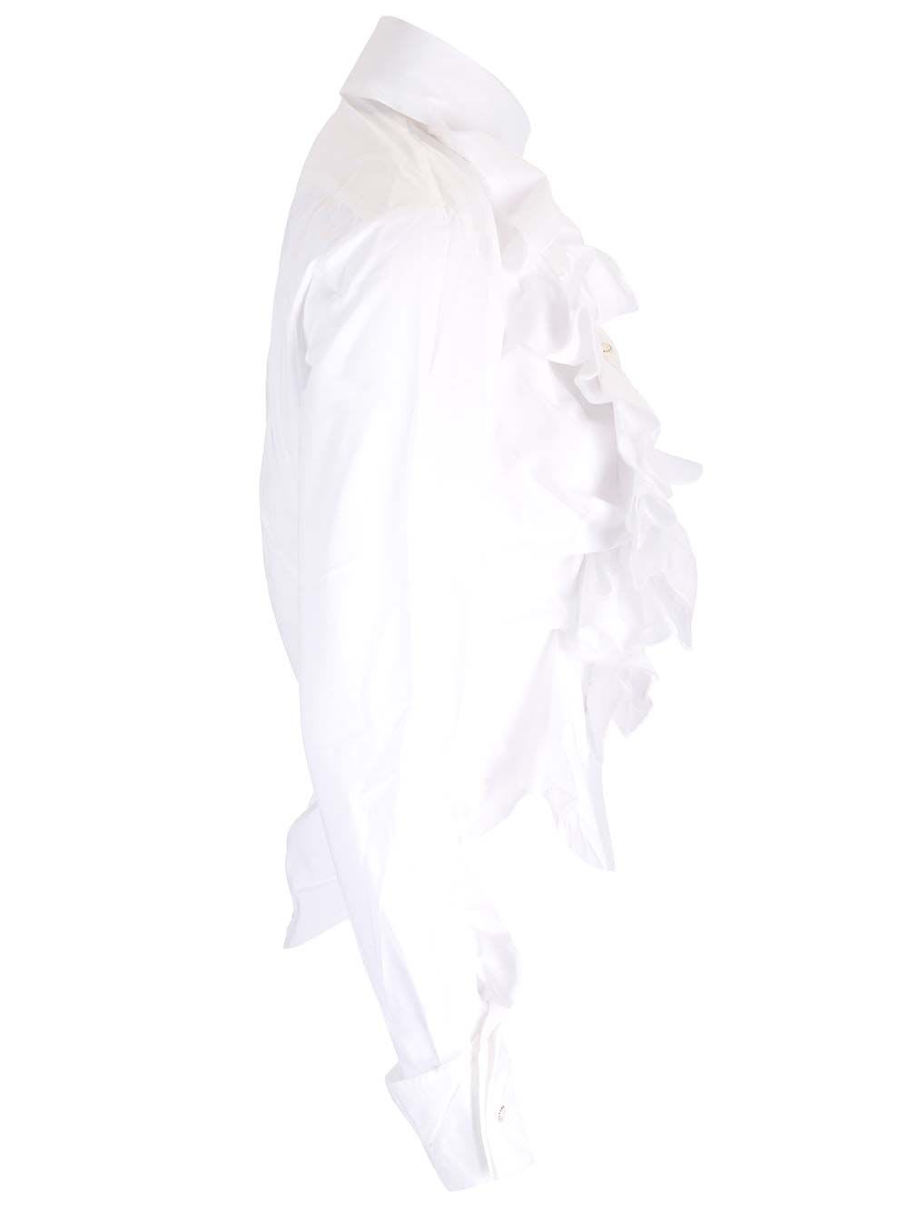 Shop Vivienne Westwood Wizard Frill Shirt In White