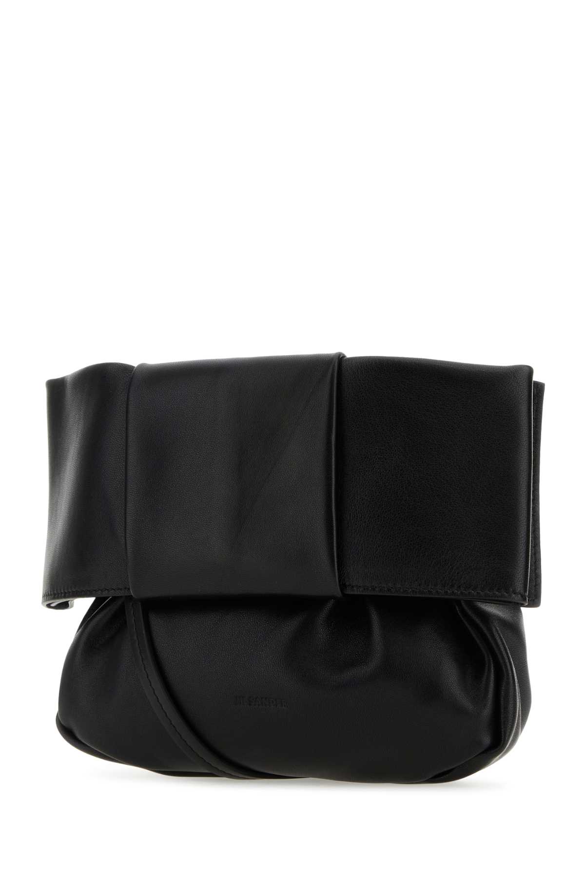 Shop Jil Sander Black Nappa Leather Bucket Bag In 001