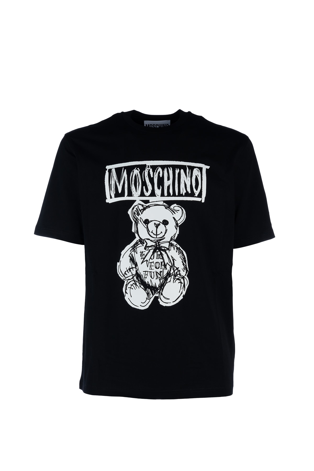 Moschino T-shirt In Fantasia Nero