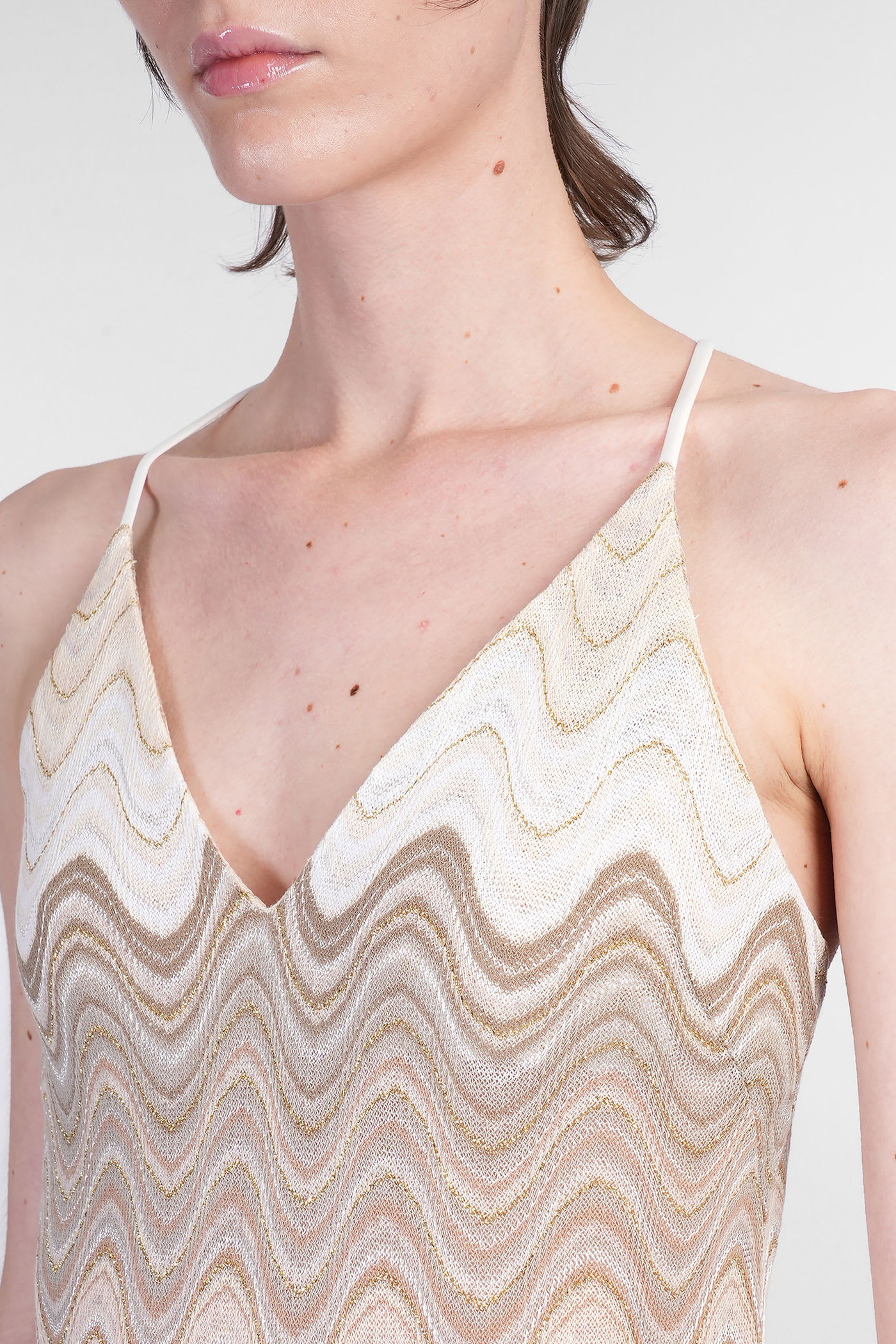 Mc2 Saint Barth Eydis In Beige Polyester In Neutral