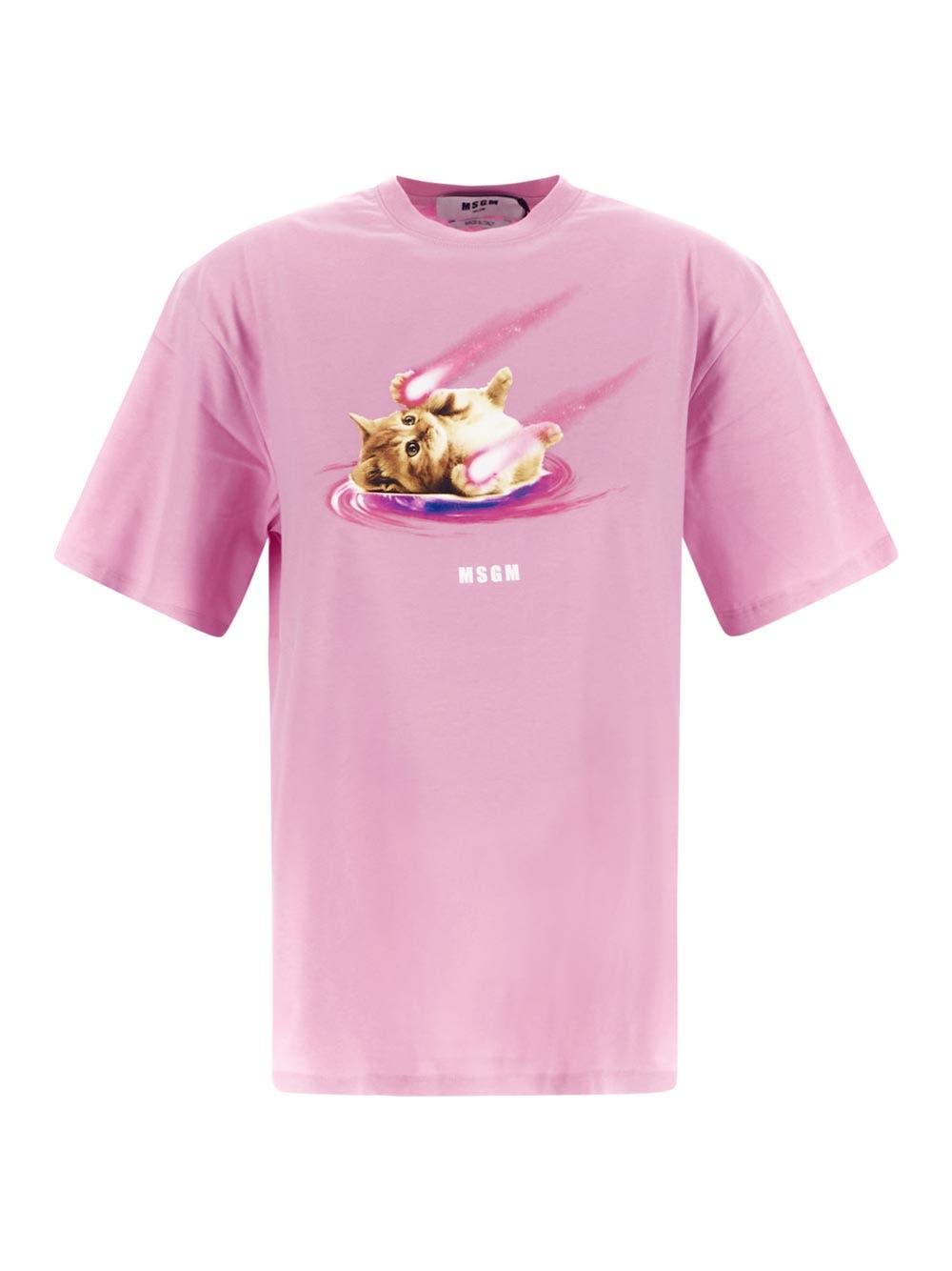 MSGM Kitten T-shirt