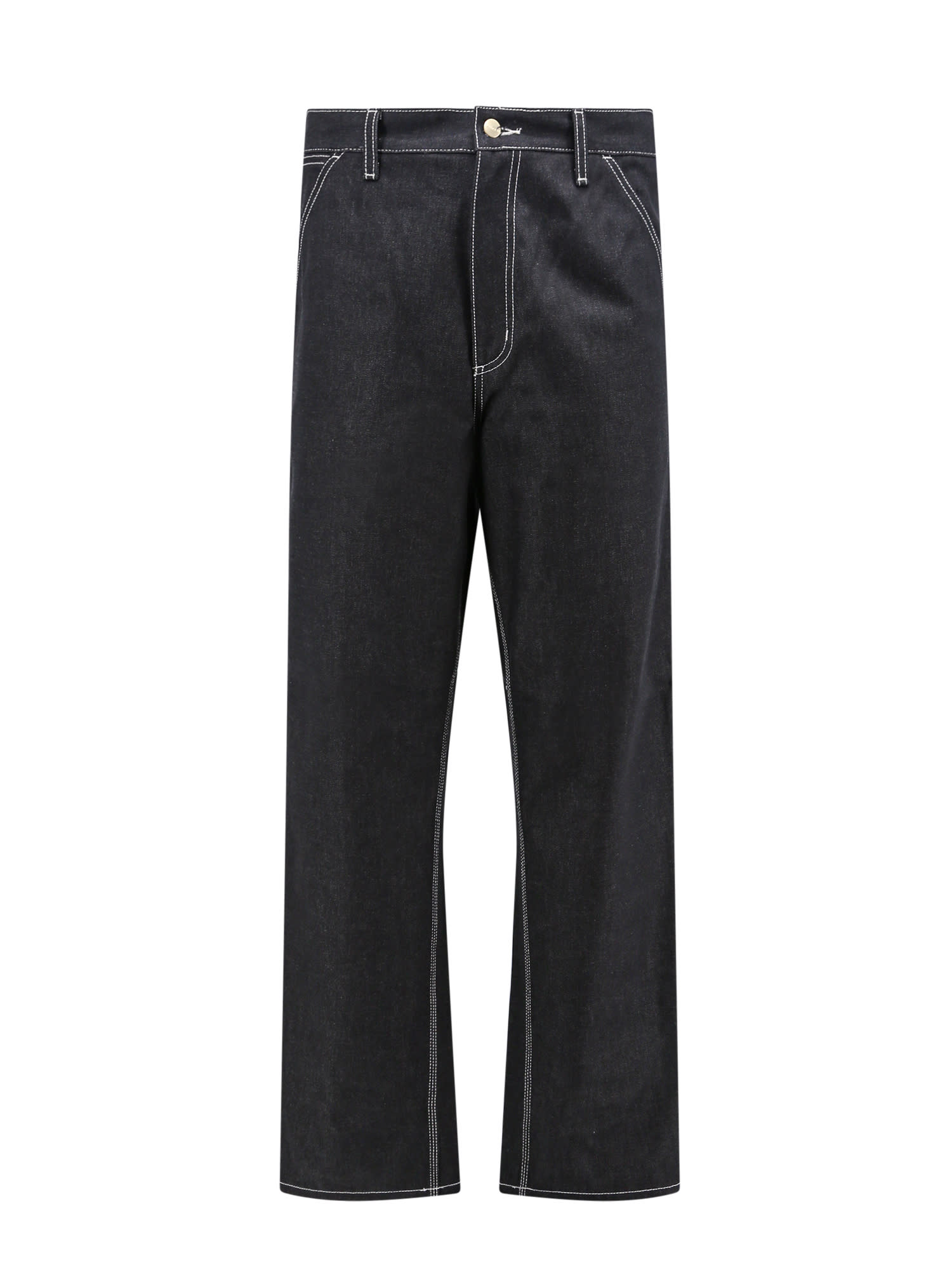 Shop Carhartt Simple Pant Trouser In Black
