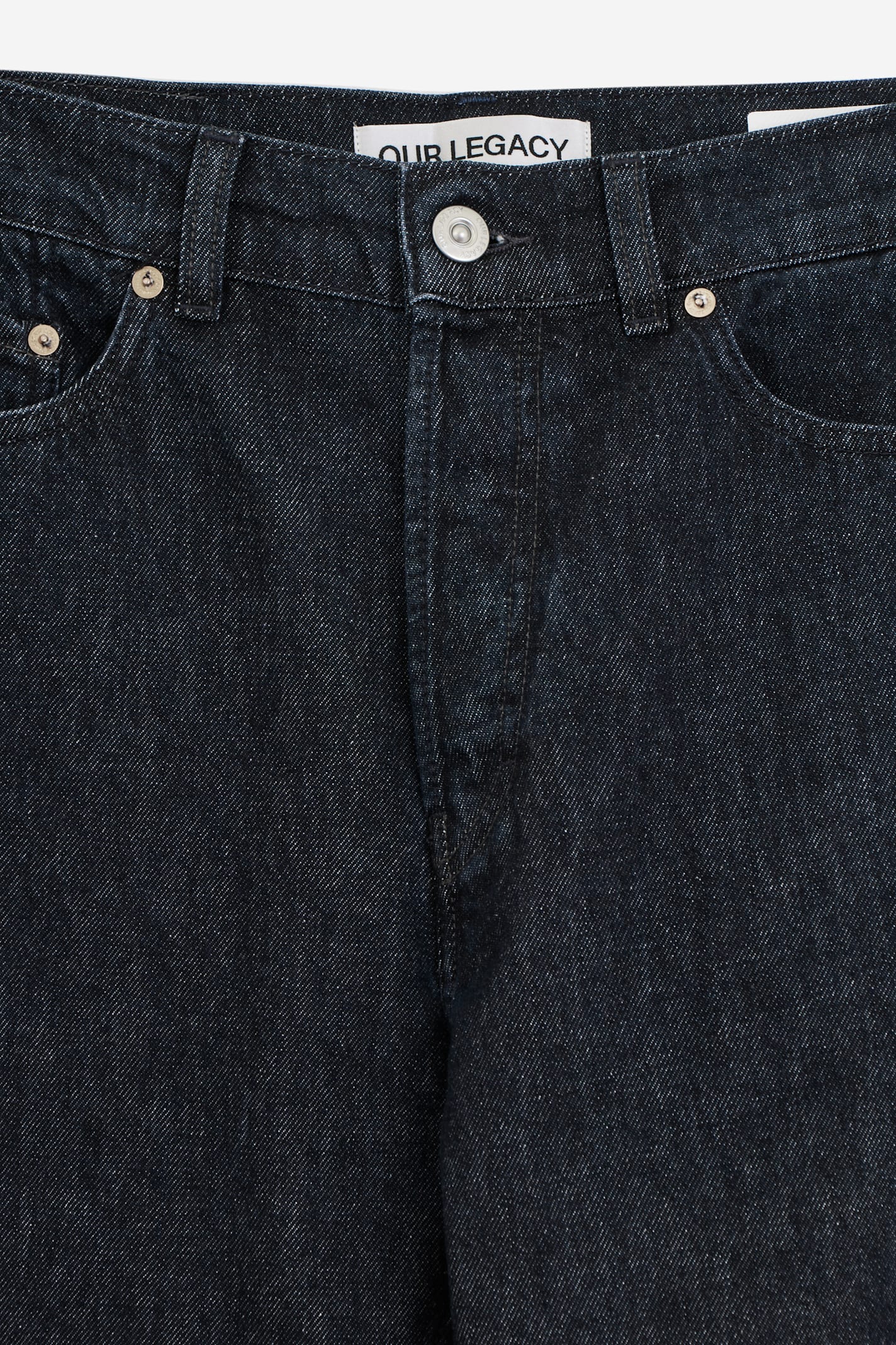 Shop Our Legacy First Cut Jeans In Dark Navy