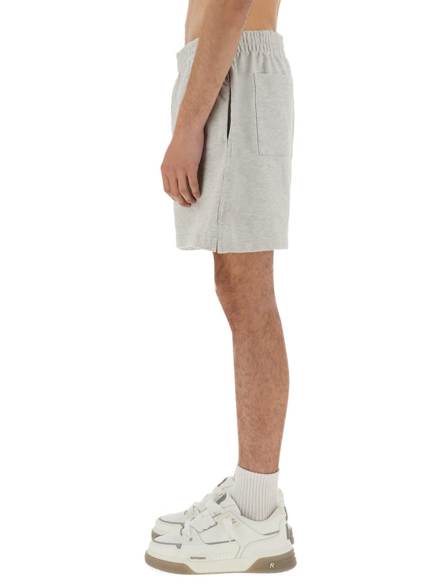 Represent "initial" Knee Length Shorts In Grey
