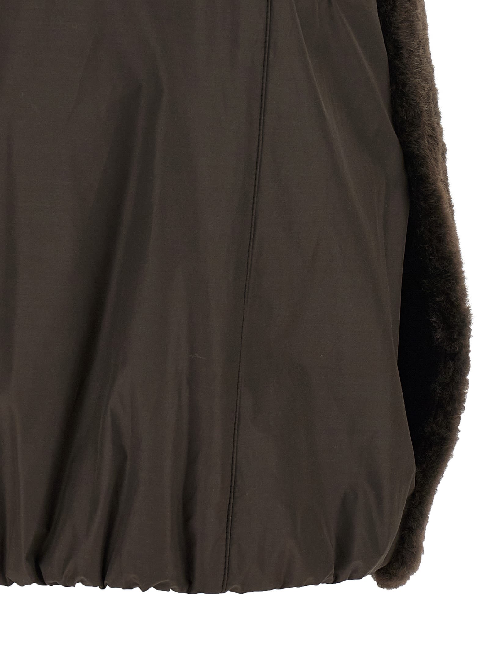 Brunello Cucinelli Monile Reversible Vest Gilet Brown In Brown