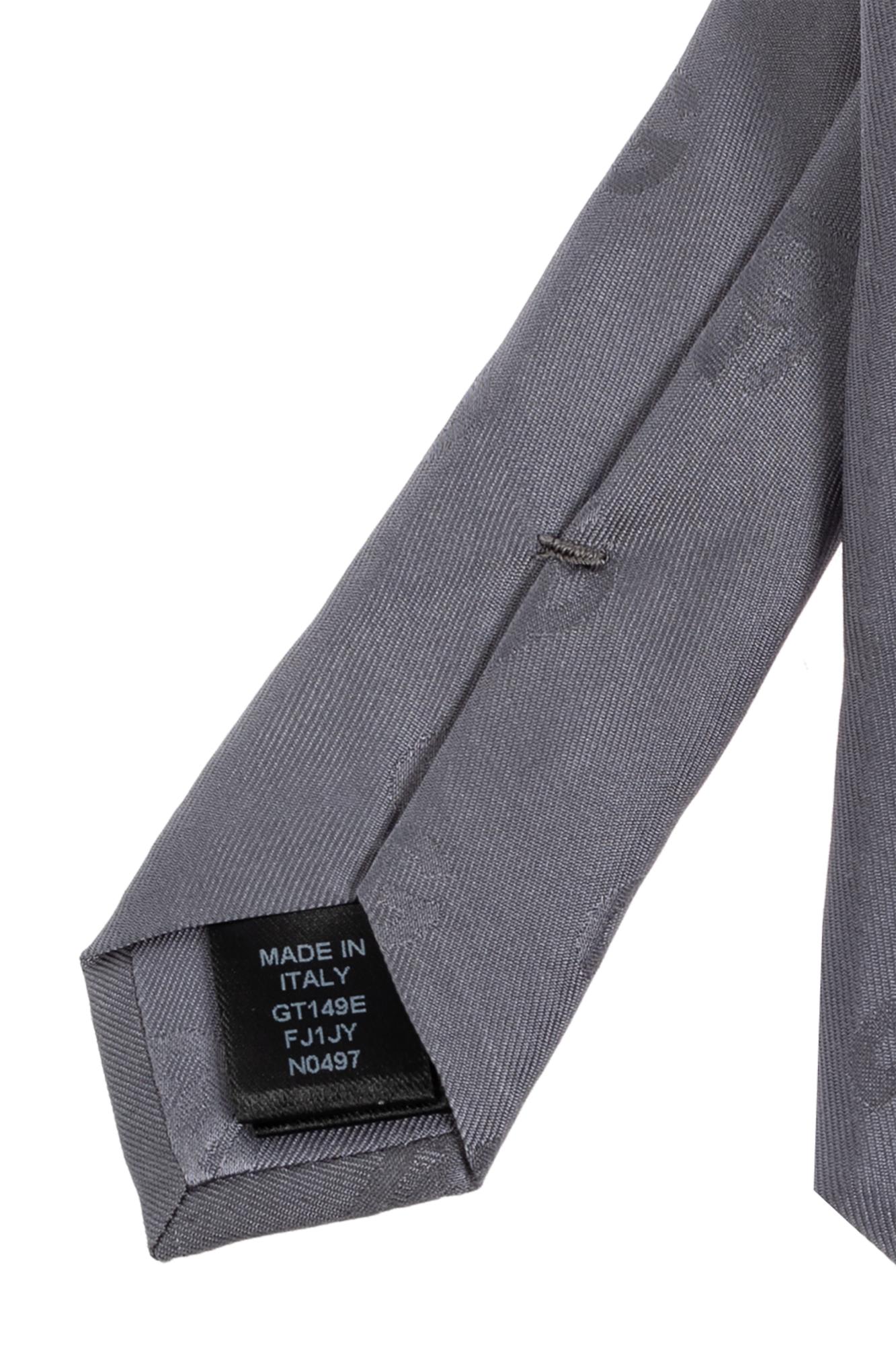 Dolce & Gabbana Silk Tie In Gray