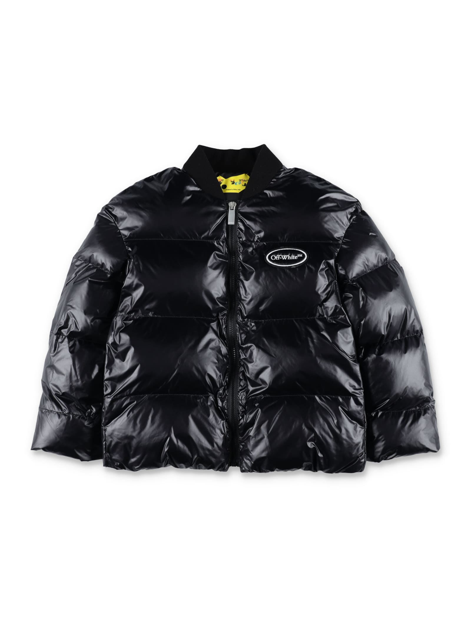 Shop Off-white Arrow Quilted Padded Bomber In Black