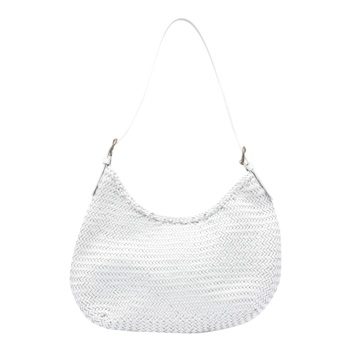 Shop Dragon Diffusion Luna Mezza Shoulder Bag In White