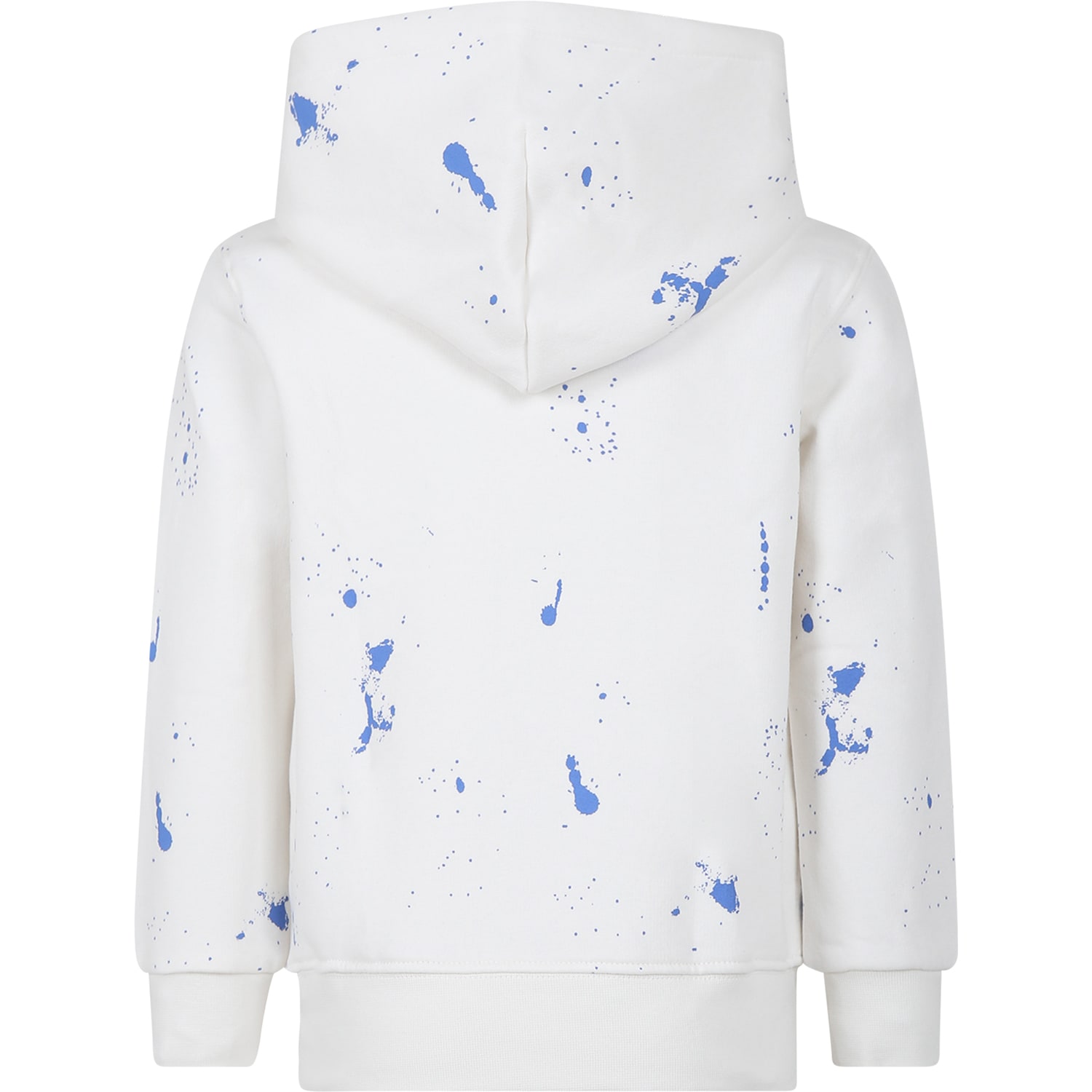 Shop Ralph Lauren White Sweatshirt For Boy With Polo Bear