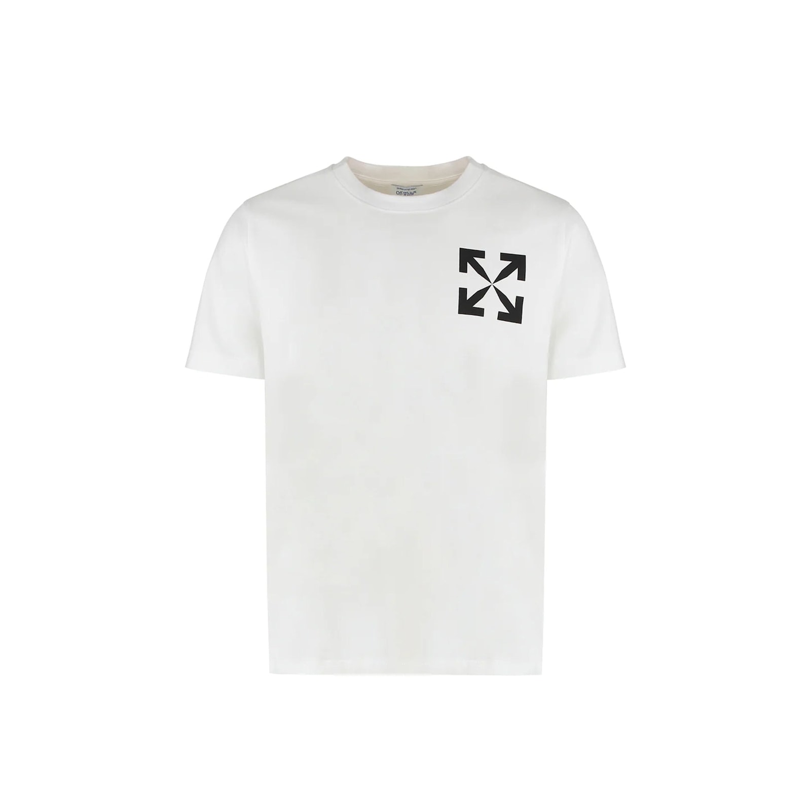 Off-white Slim Fit Single Arrow Cotton Graphic T-shirt