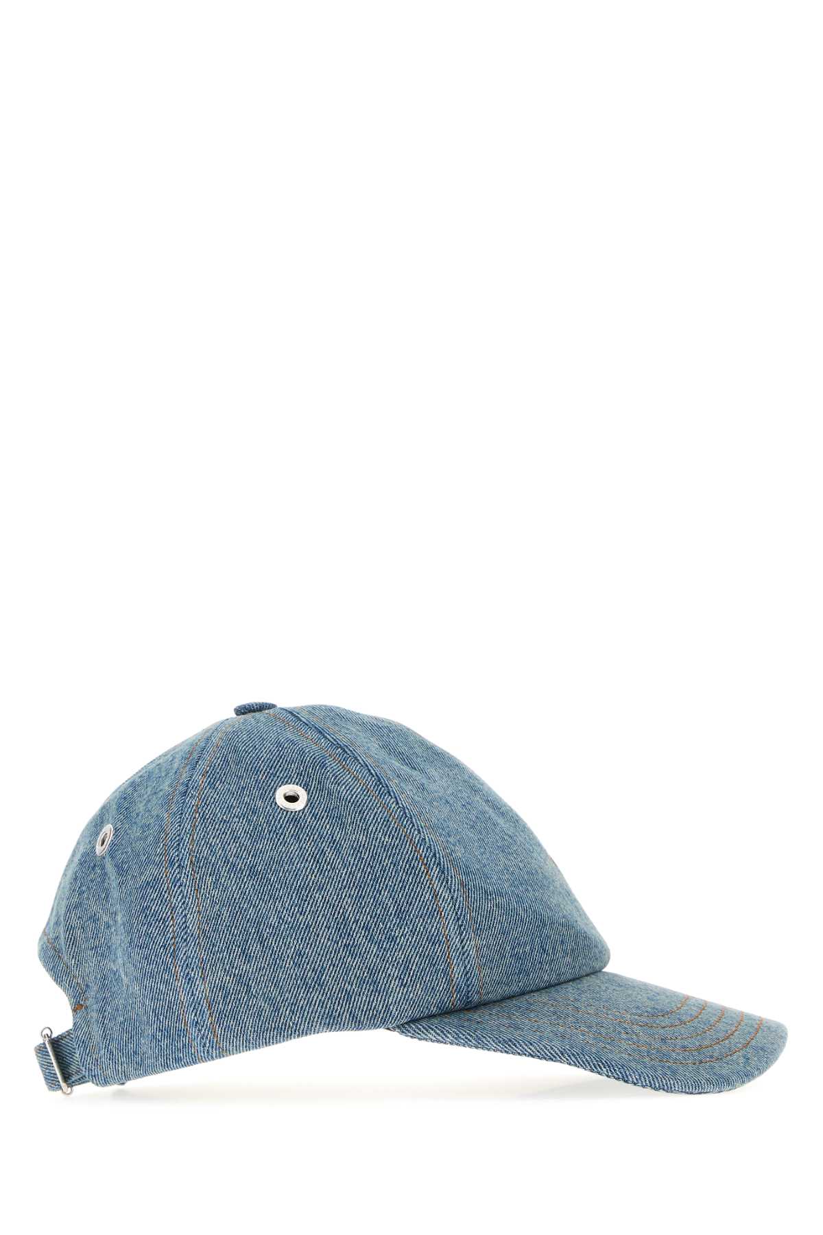 Ami Alexandre Mattiussi Ami Paris Denim Baseball Cap In Blue