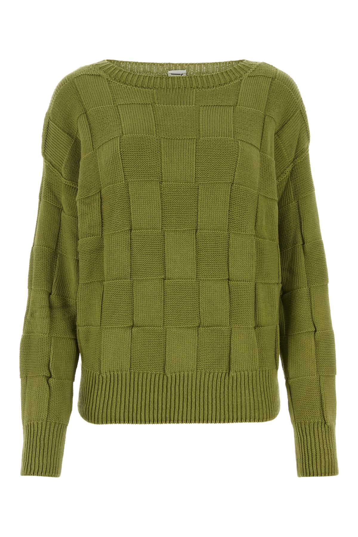 Olive Green Cotton Sweater