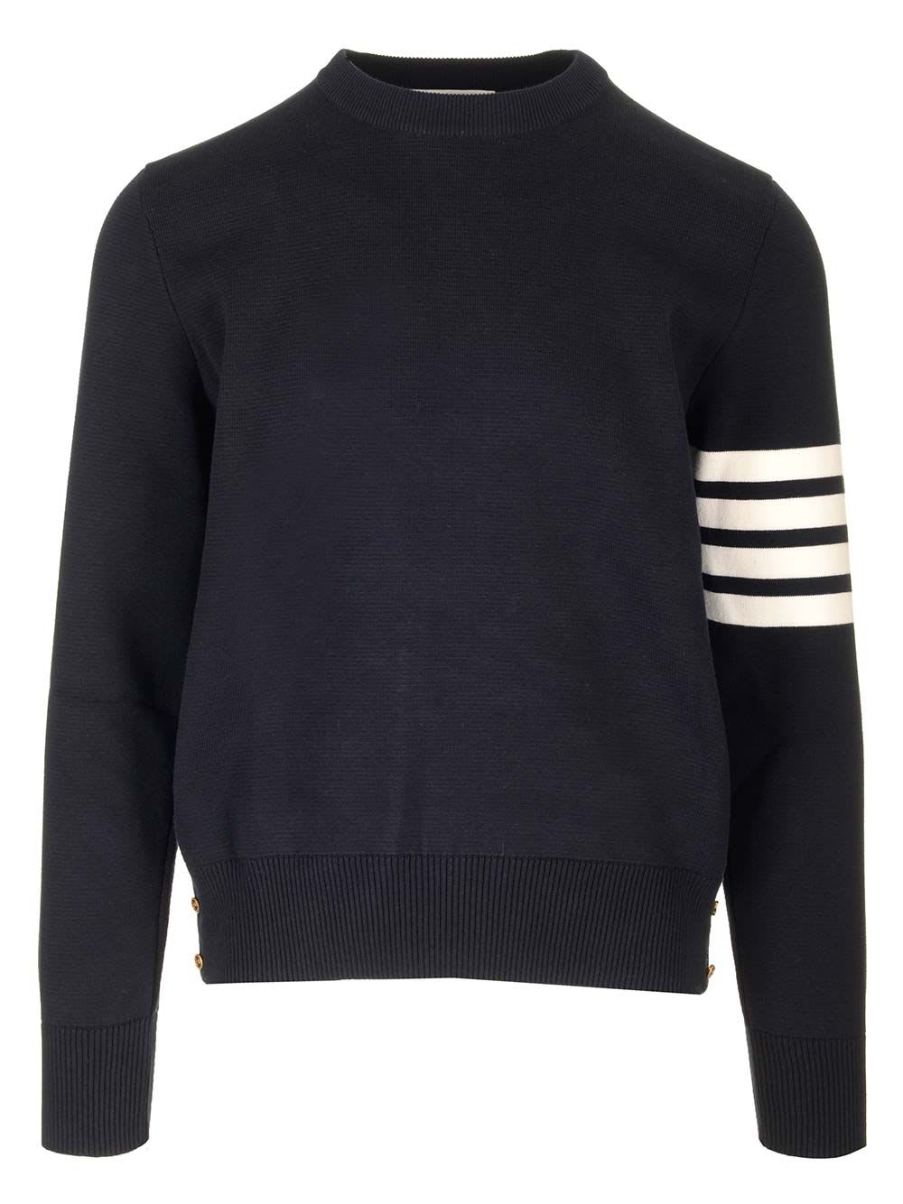 THOM BROWNE 4-BARCOTTON SWEATSHIRT 