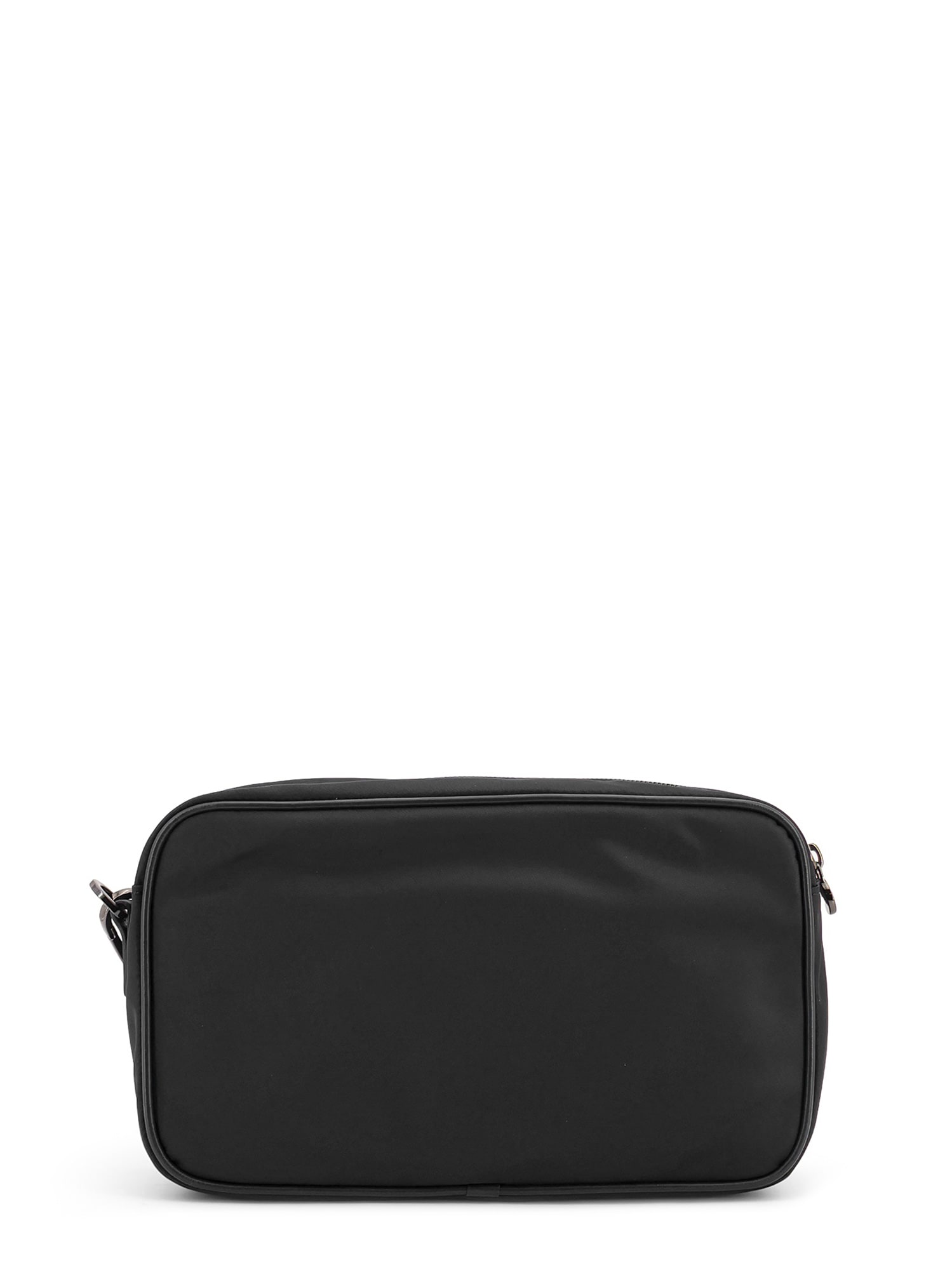 Kiton Nylon Clutch Bag With Iconic Logo Embroidery