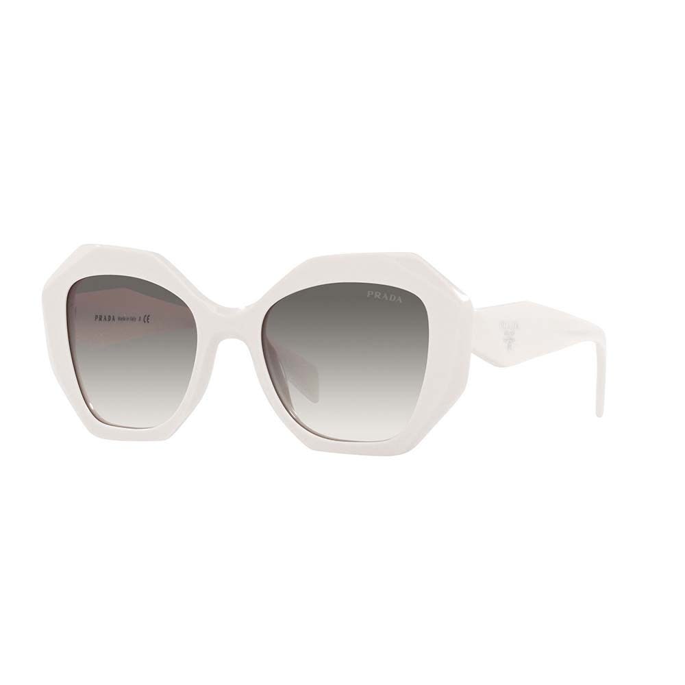 Shop Prada Sunglasses In Avorio/grigio Sfumato