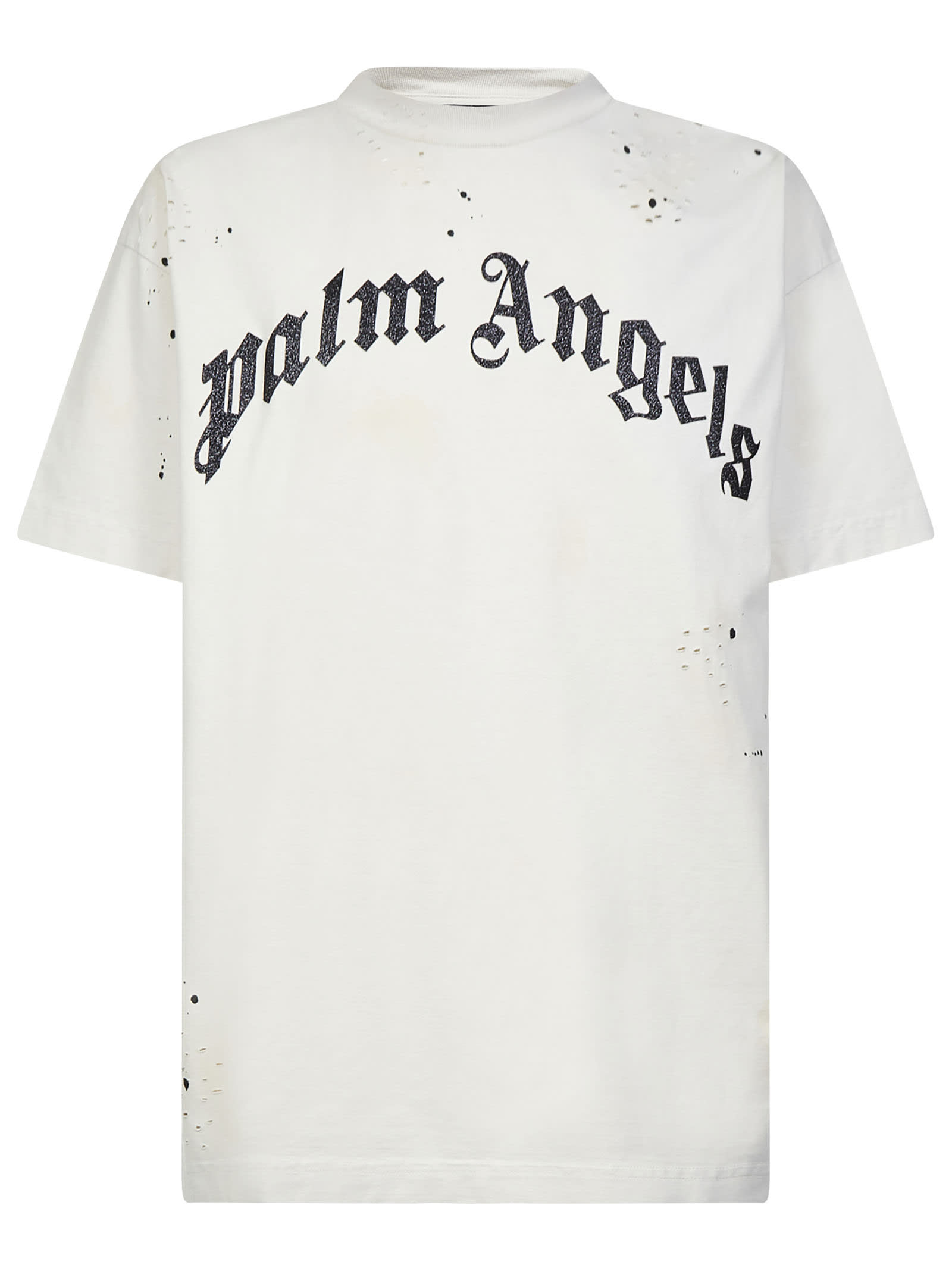 Palm Angels Glittered Logo T-shirt