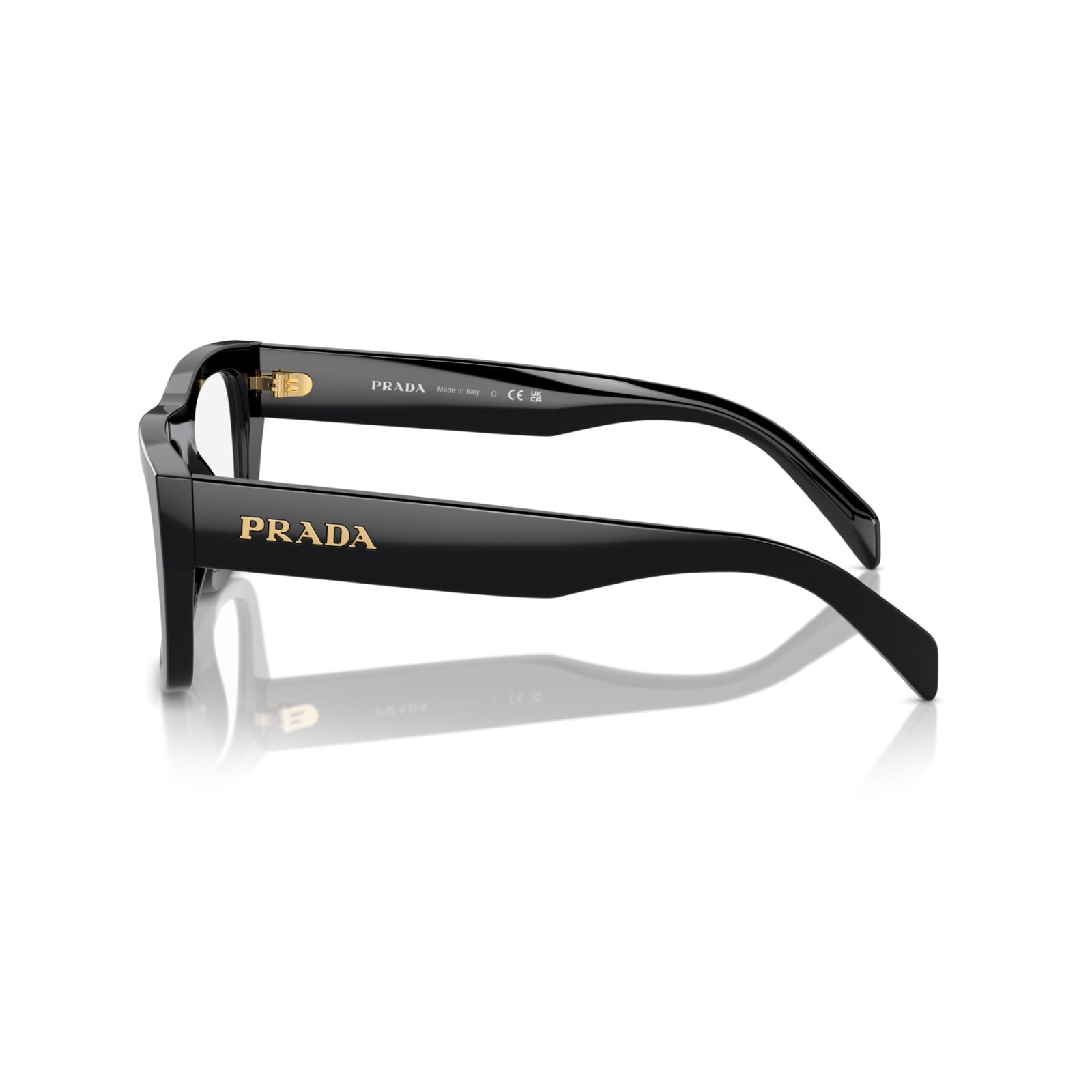 Shop Prada Glasses In Nero