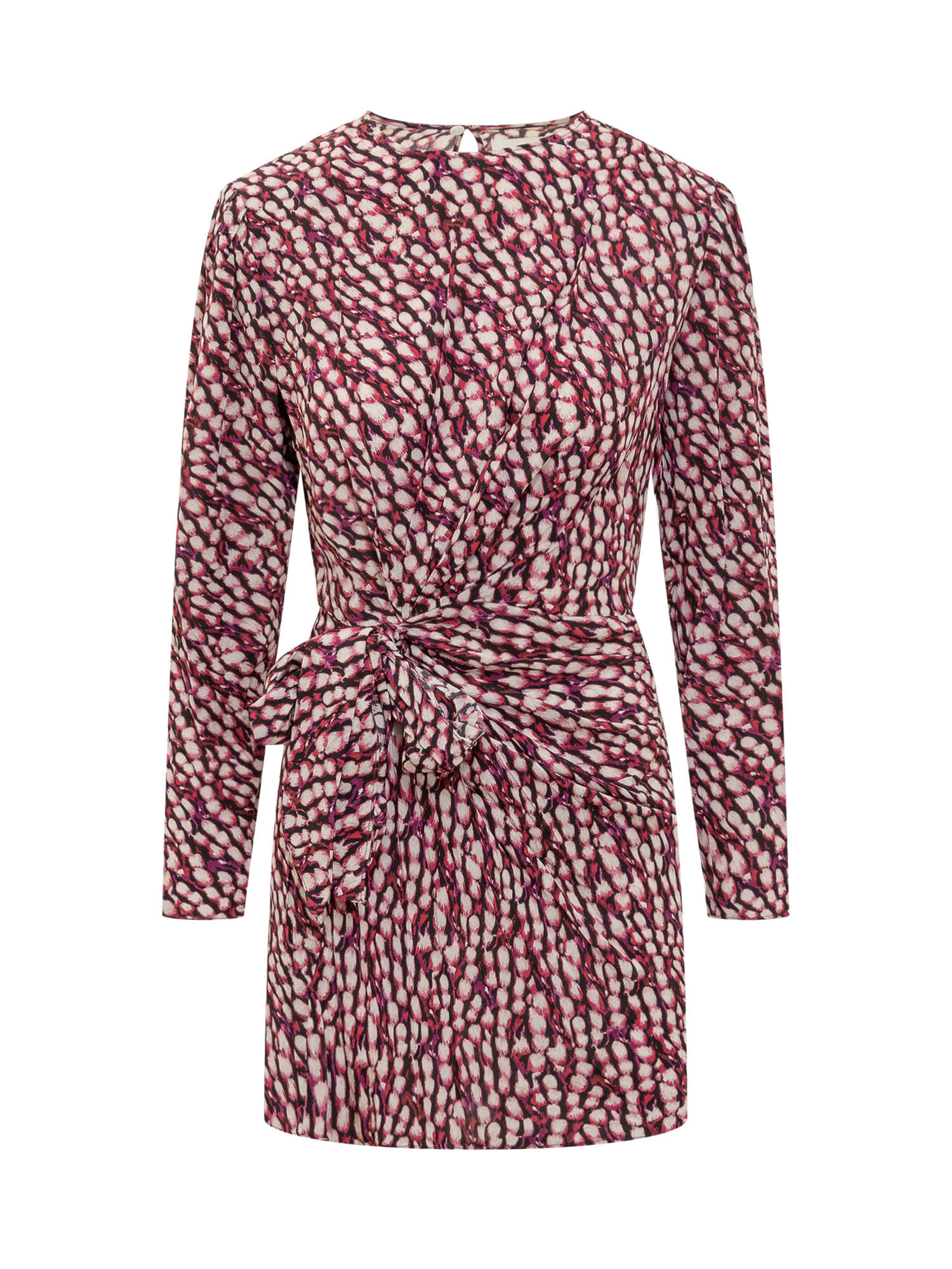 Isabel Marant Étoile Isabel Marant Etoile Woman Printed Viscose Dolce Dress In Raspberry