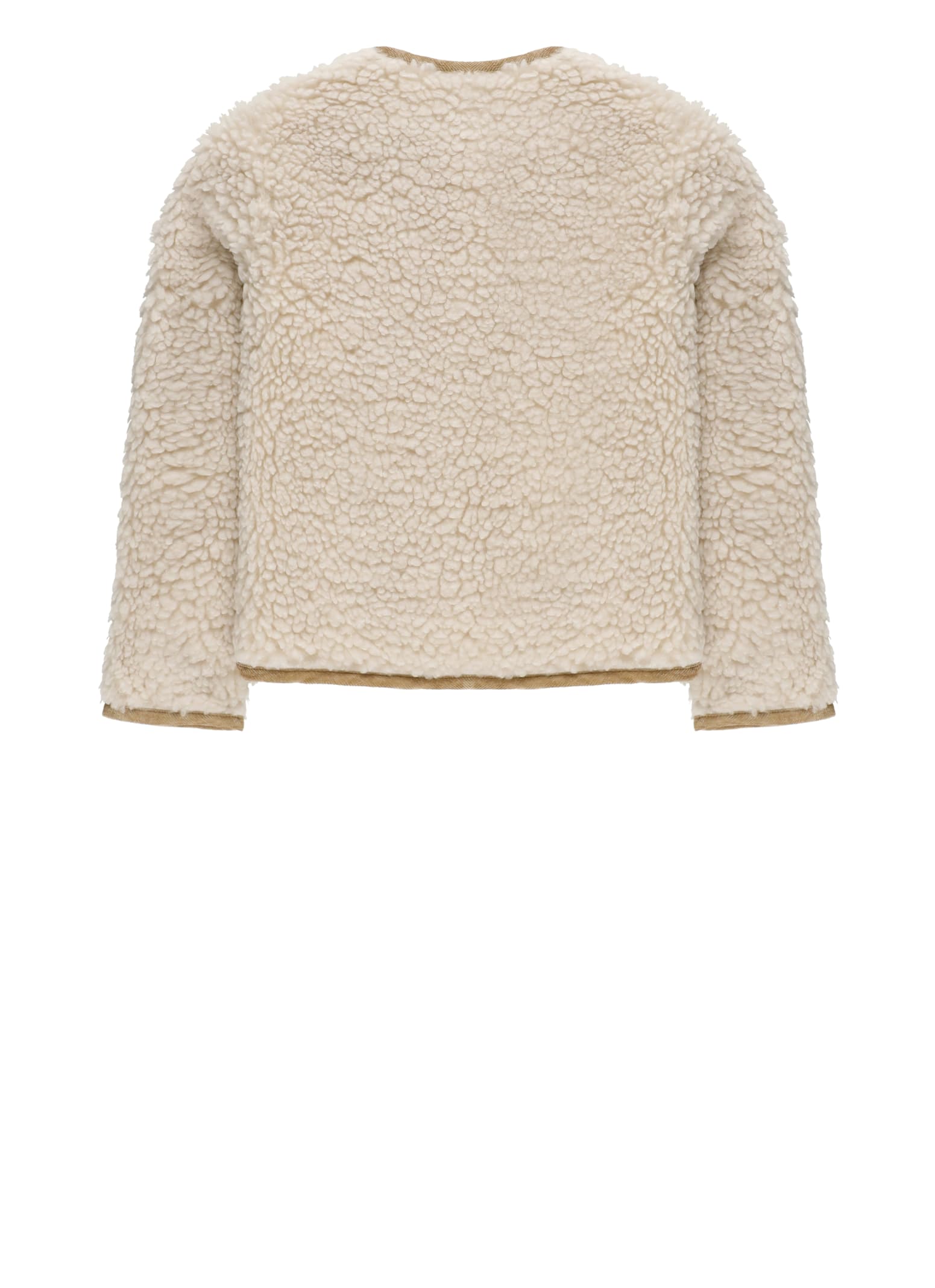 Moncler Boucle Sweatshirt In Gold
