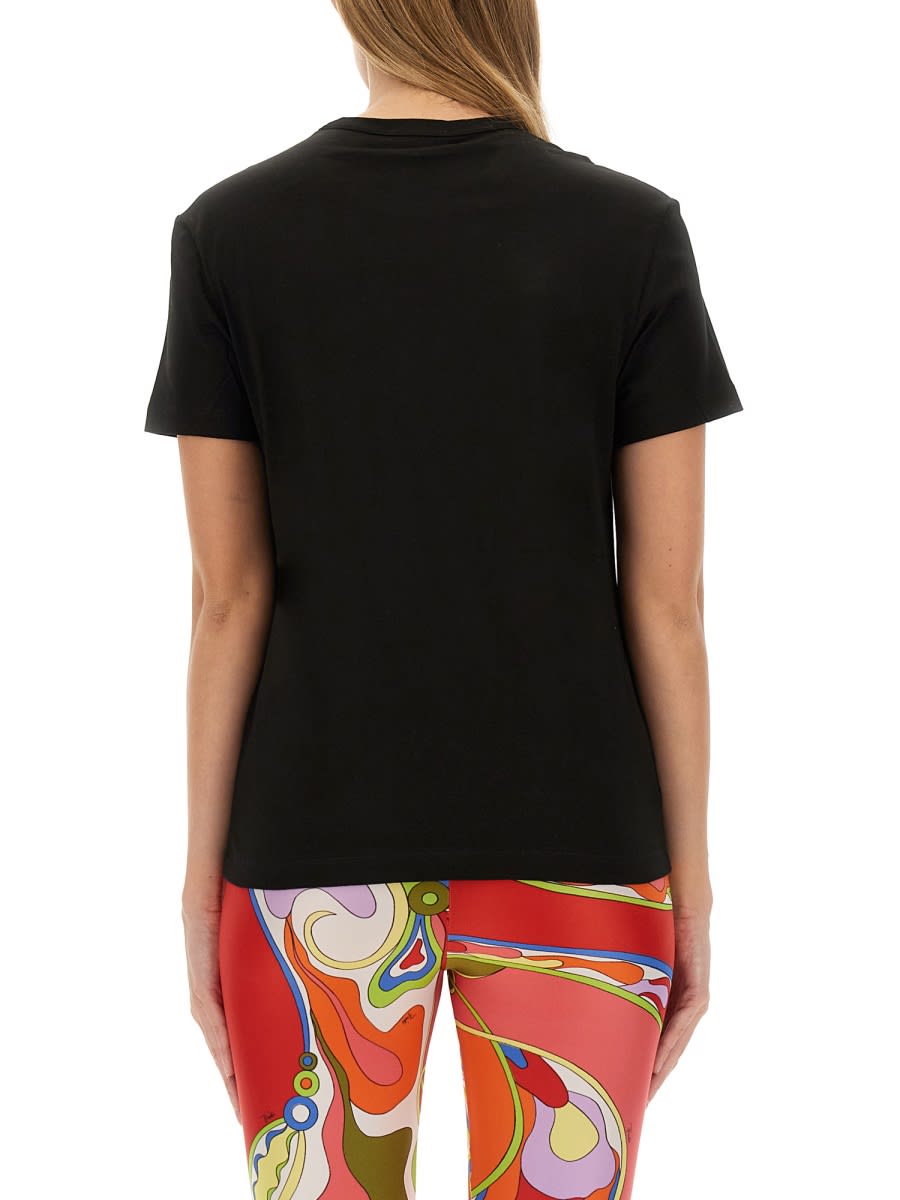 Shop Pucci T-shirt With Logo In Black