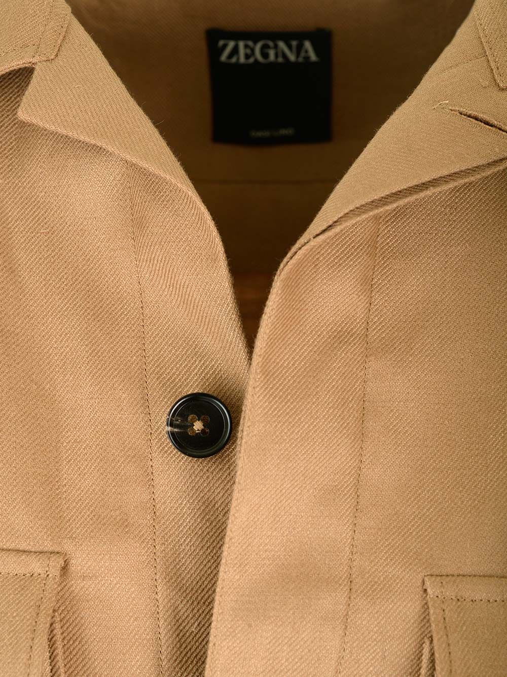 Shop Zegna Oasi Overshirt In Beige