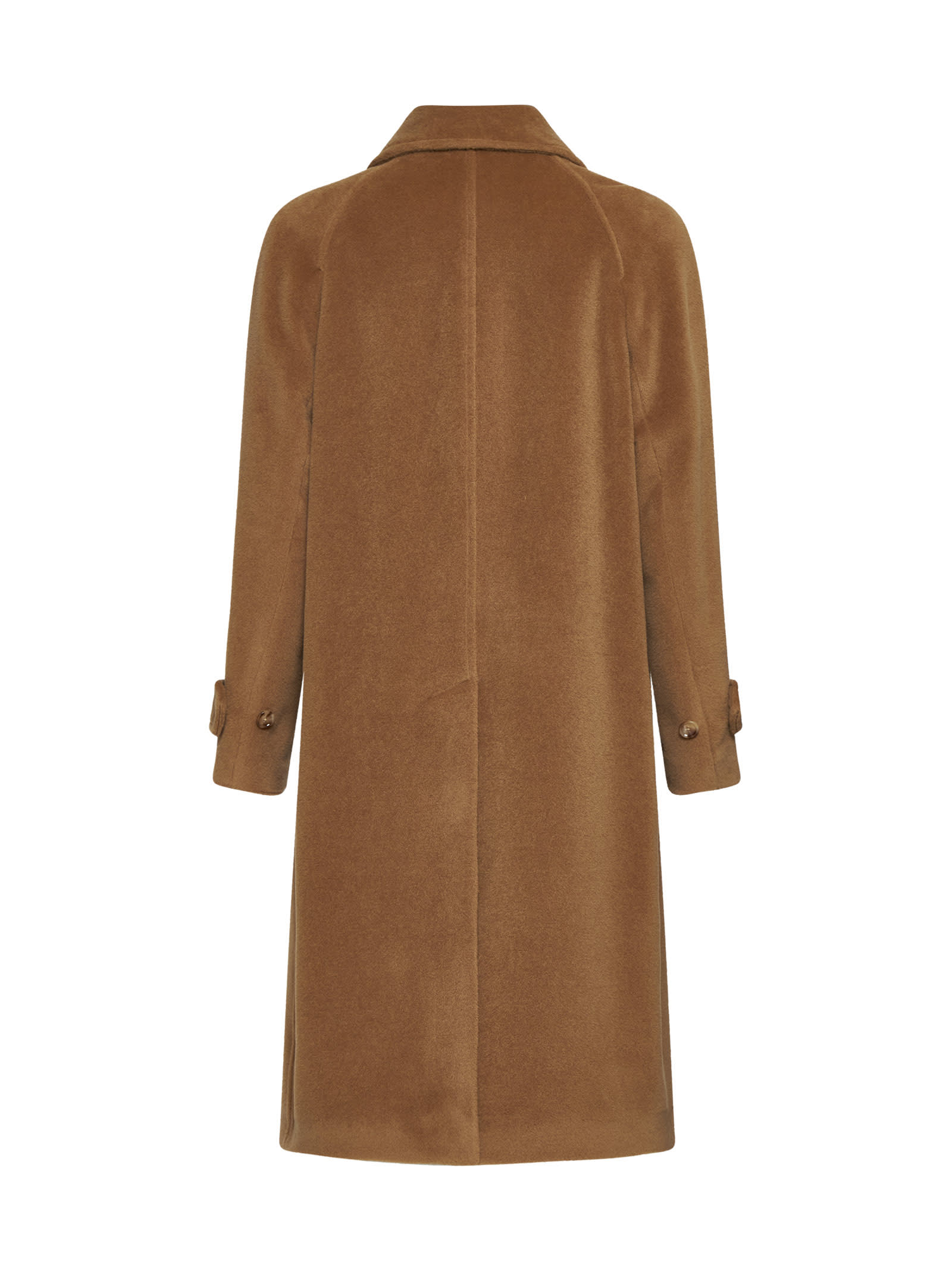 Shop Lardini Coat In Camel