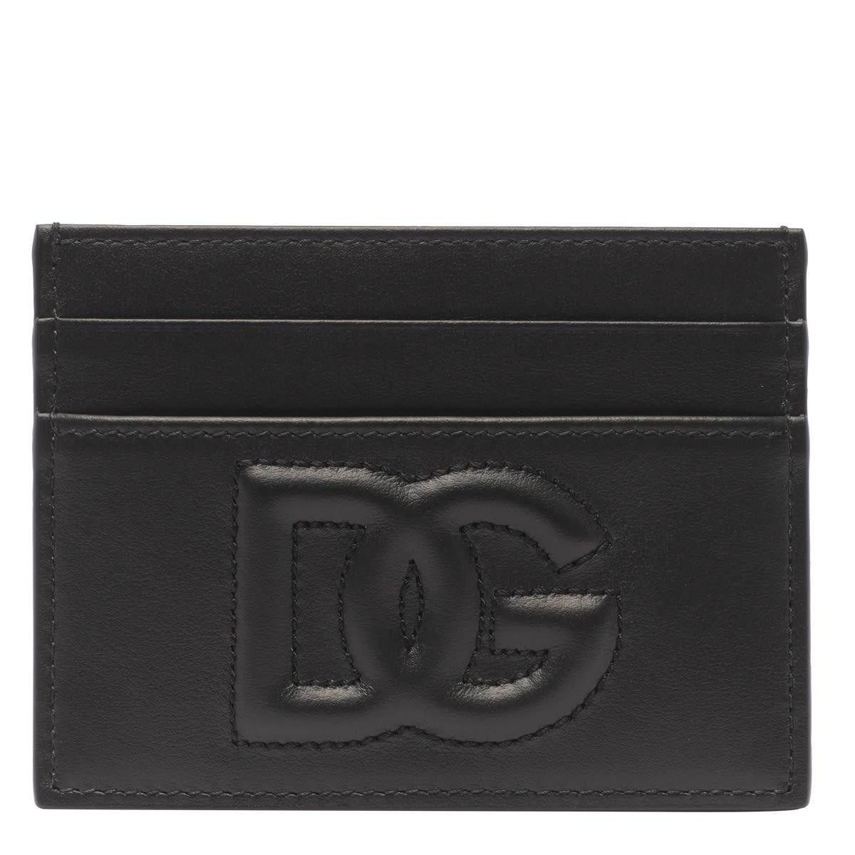 Shop Dolce & Gabbana Dg Logo Cardholder In Black