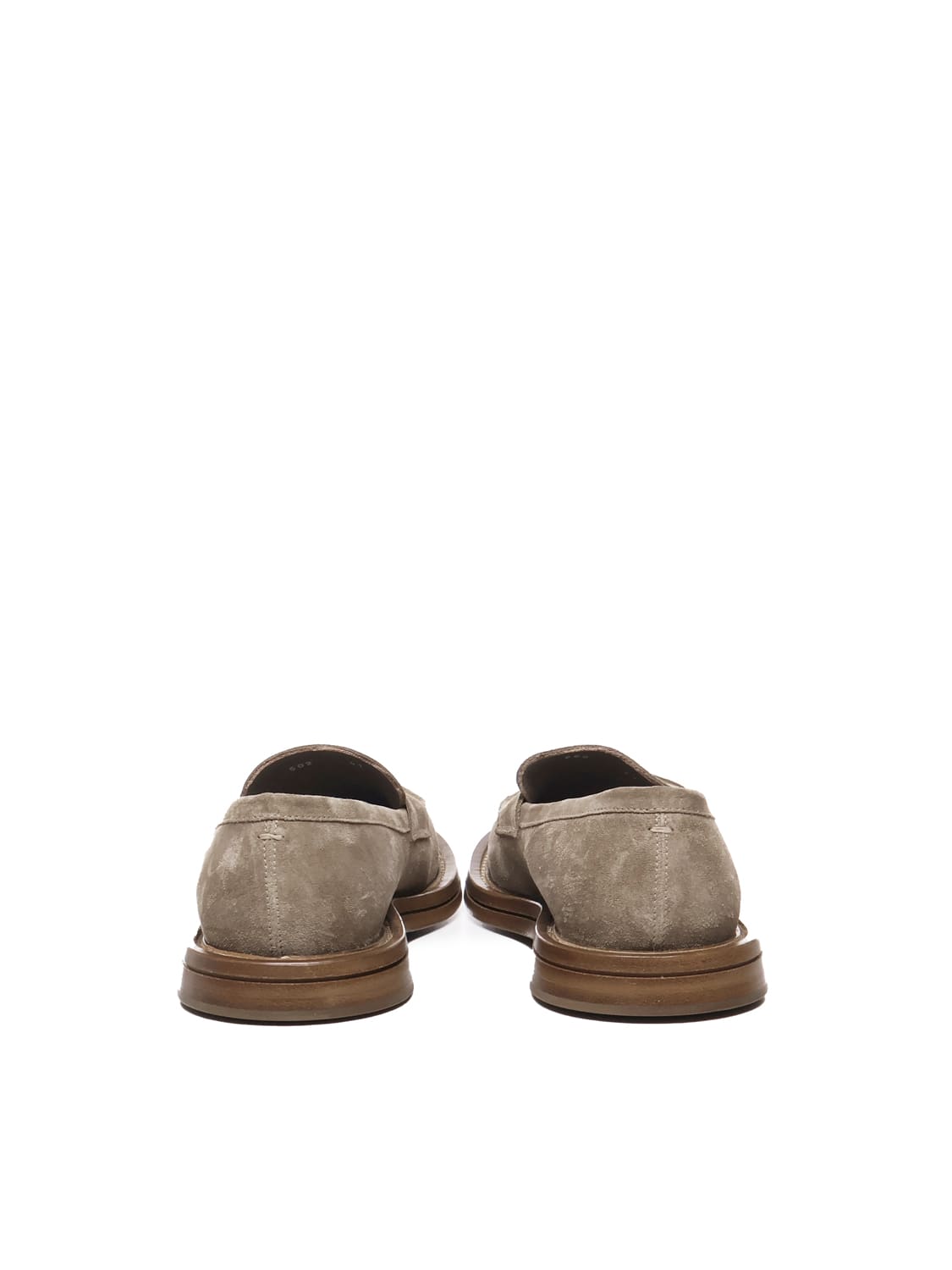 The Antipode Penny Leather Loafers In Multi
