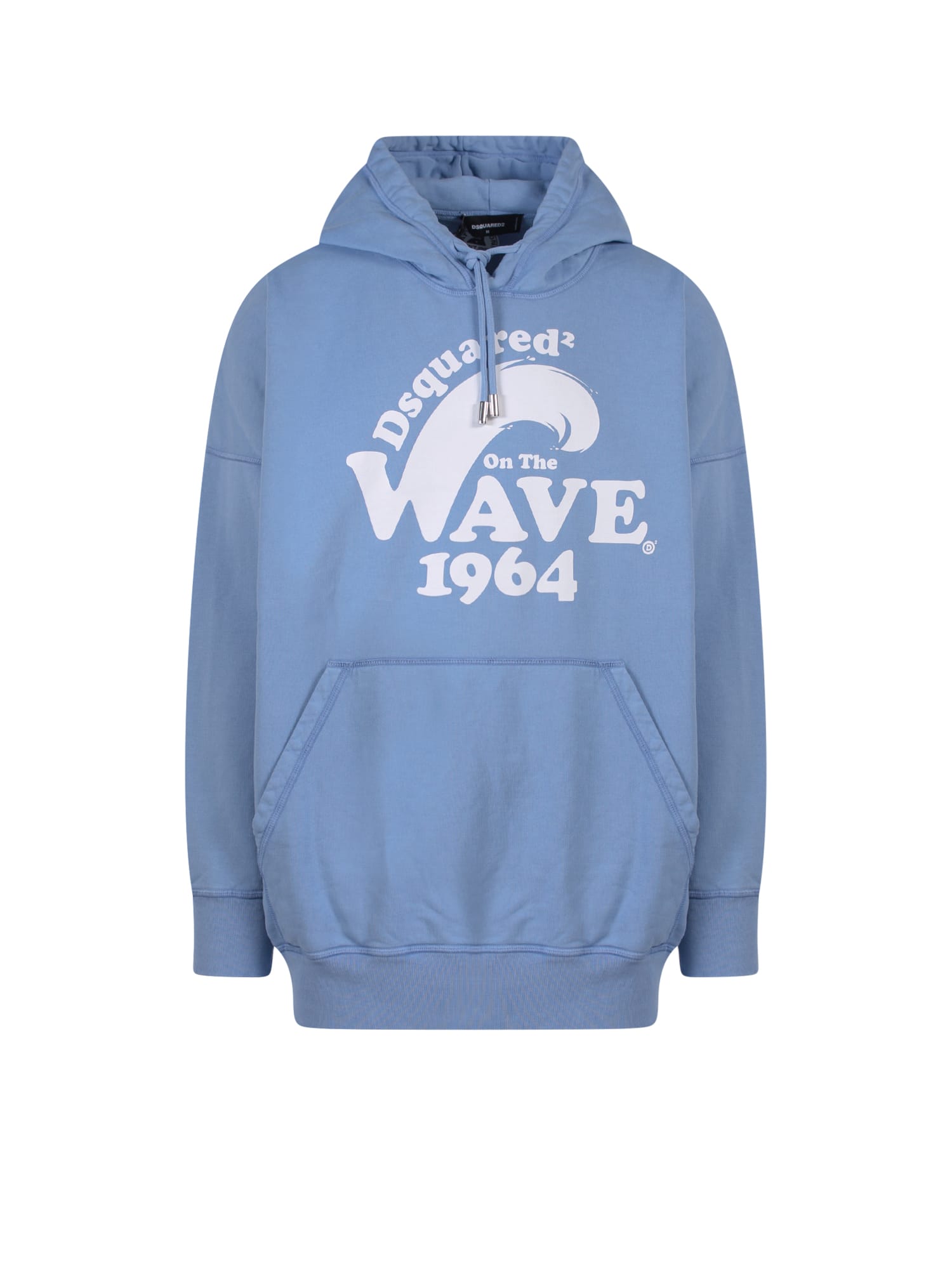 Shop Dsquared2 D2 On The Wave Sweatshirt In Blue
