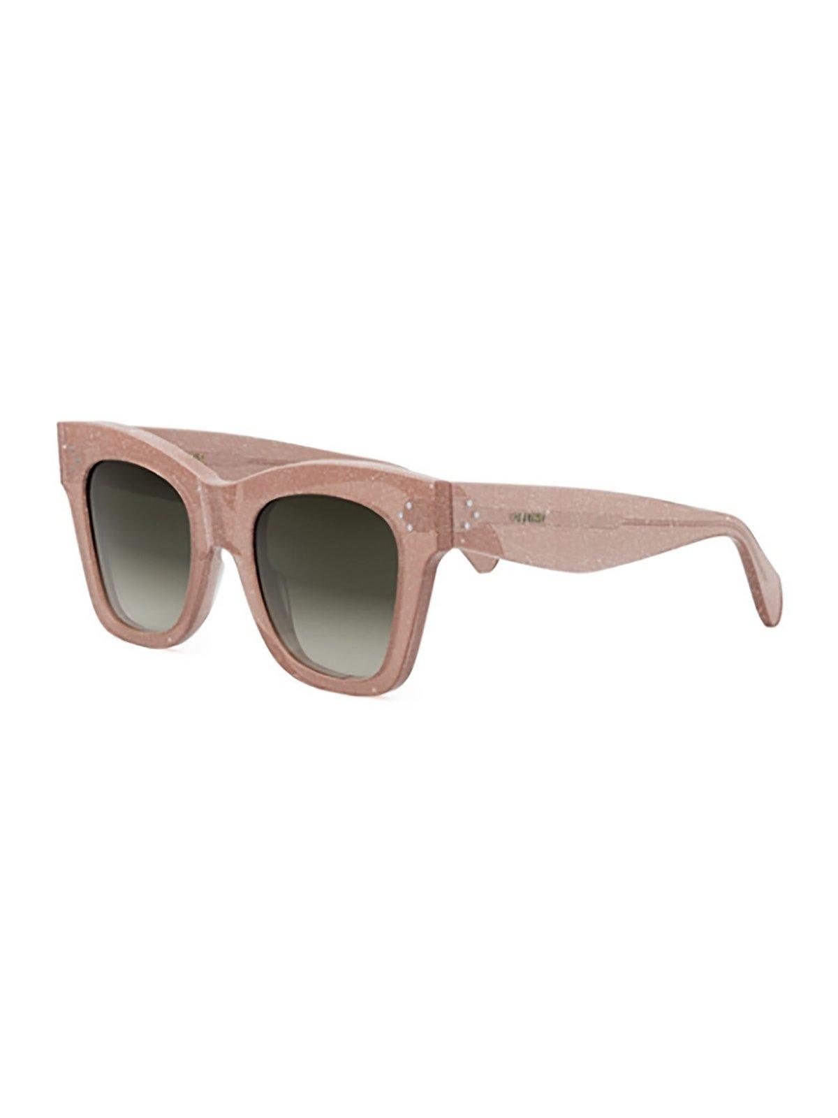 Shop Celine Square Frame Sunglasses In 74f