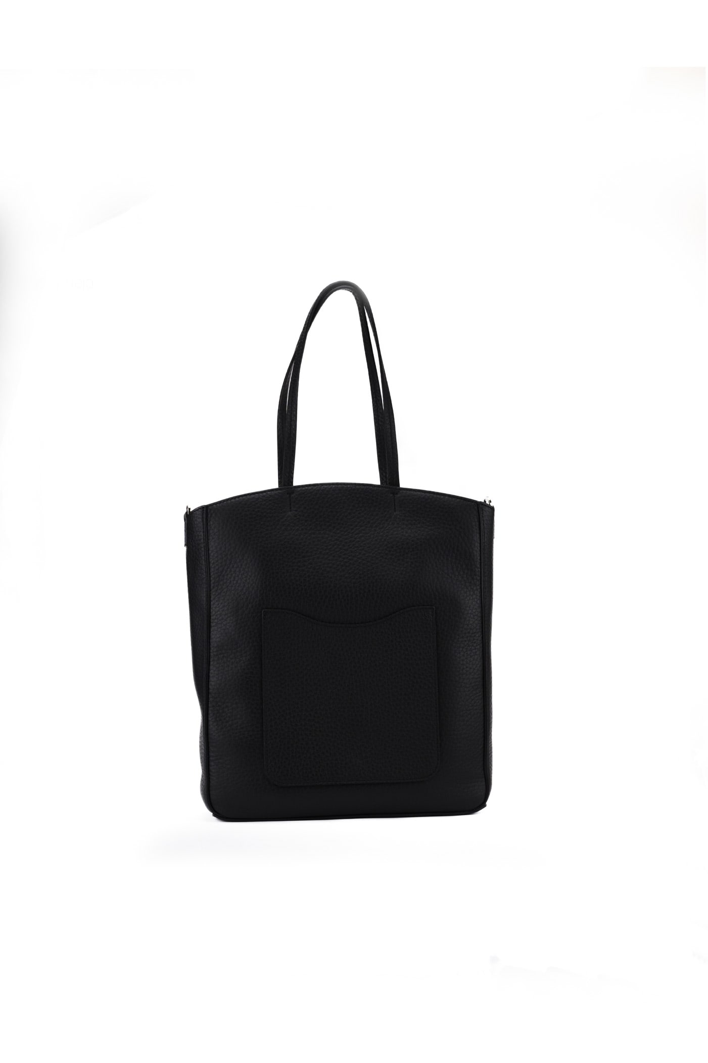 Shop Orciani Ladylike M Soft Medium Bag In Nero