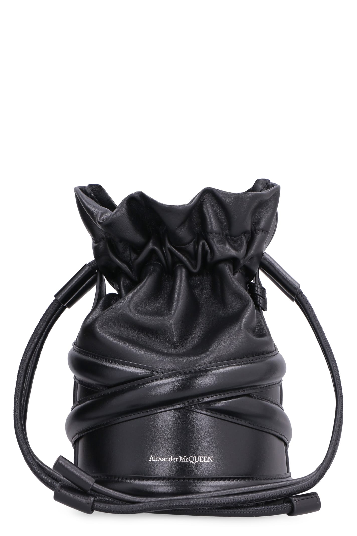 Alexander McQueen The Soft Curve Leather Bucket Bag