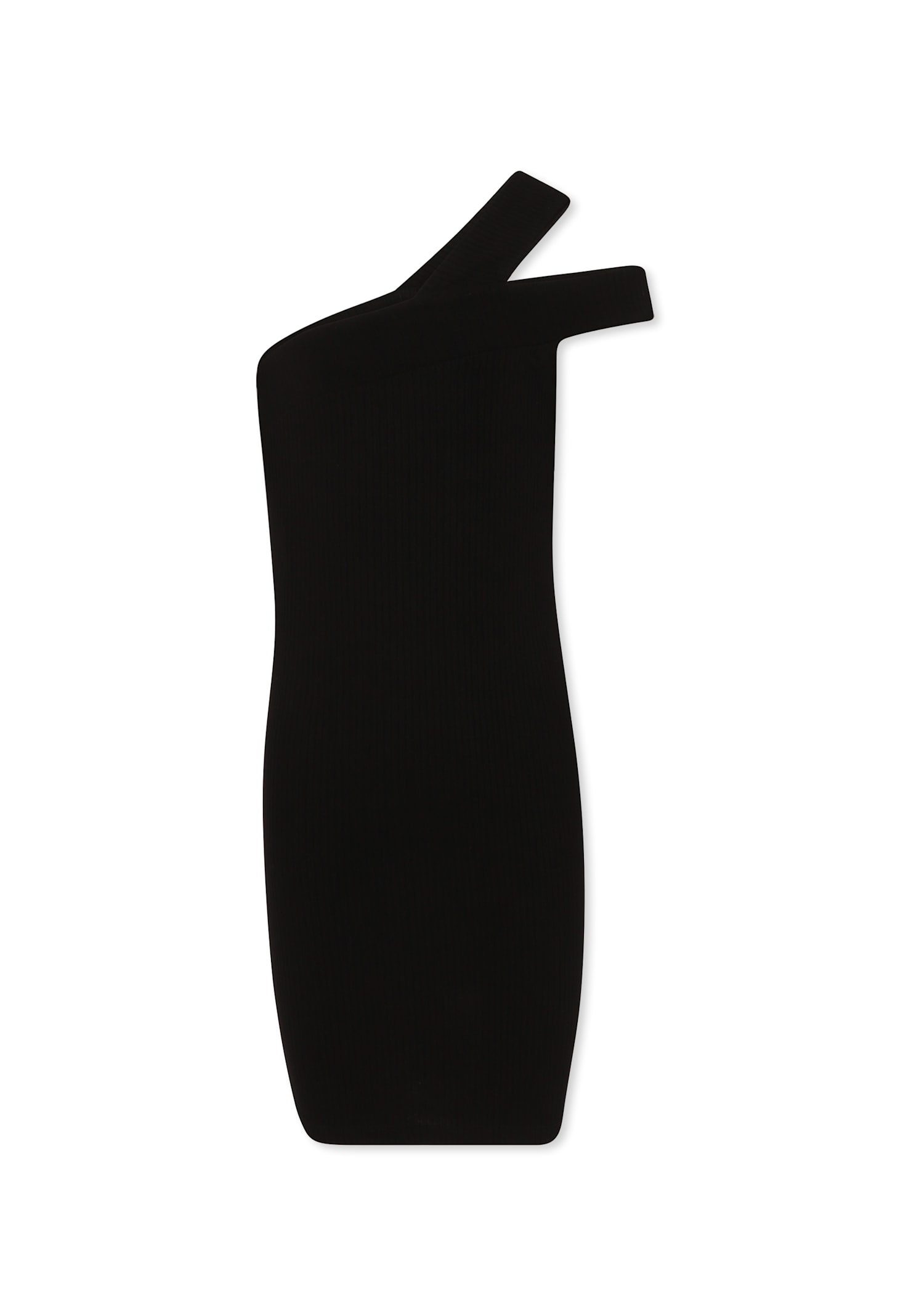 Molo Black Dress For Girl In Black