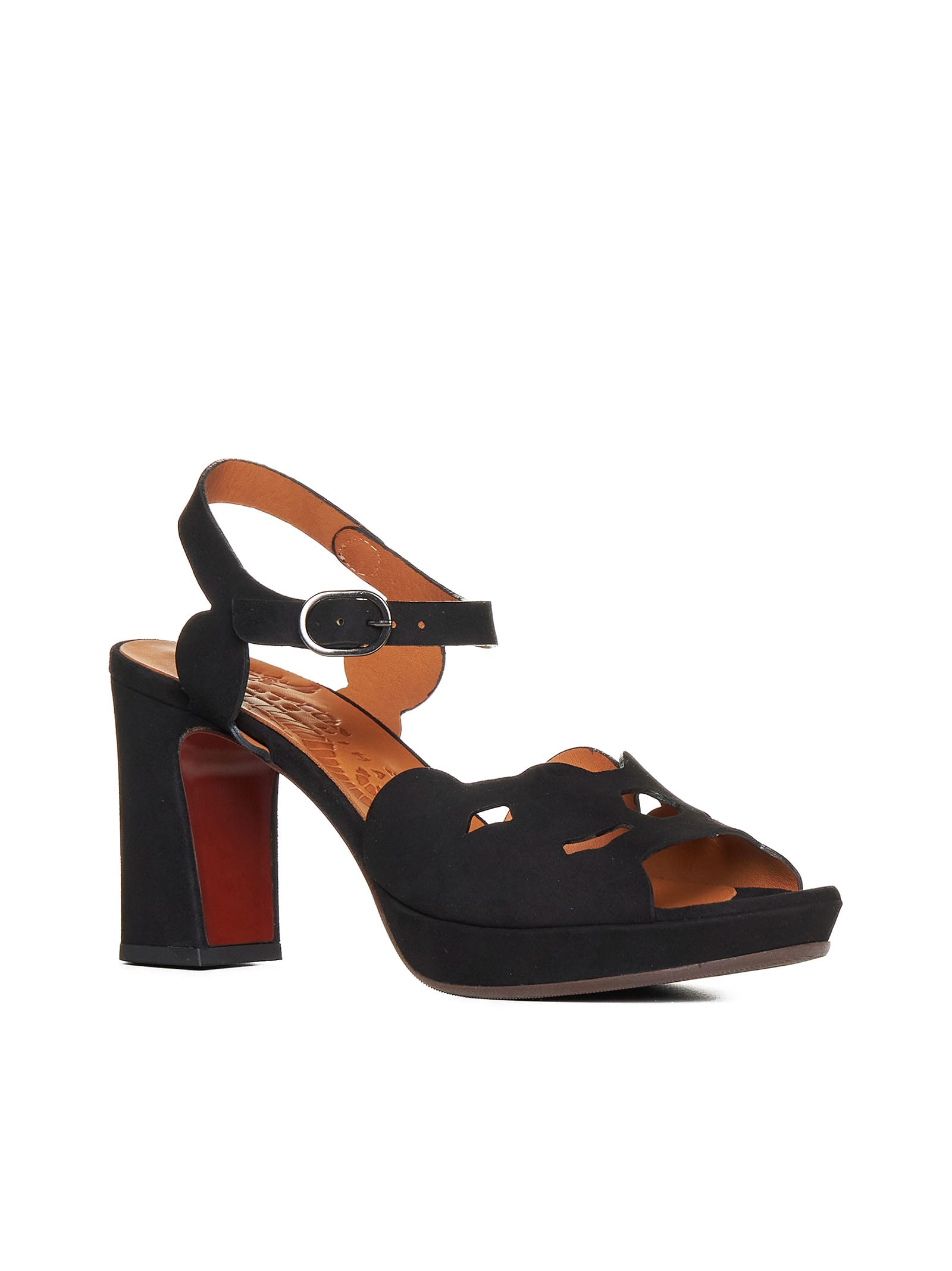 Shop Chie Mihara Sandals In Ante Negro