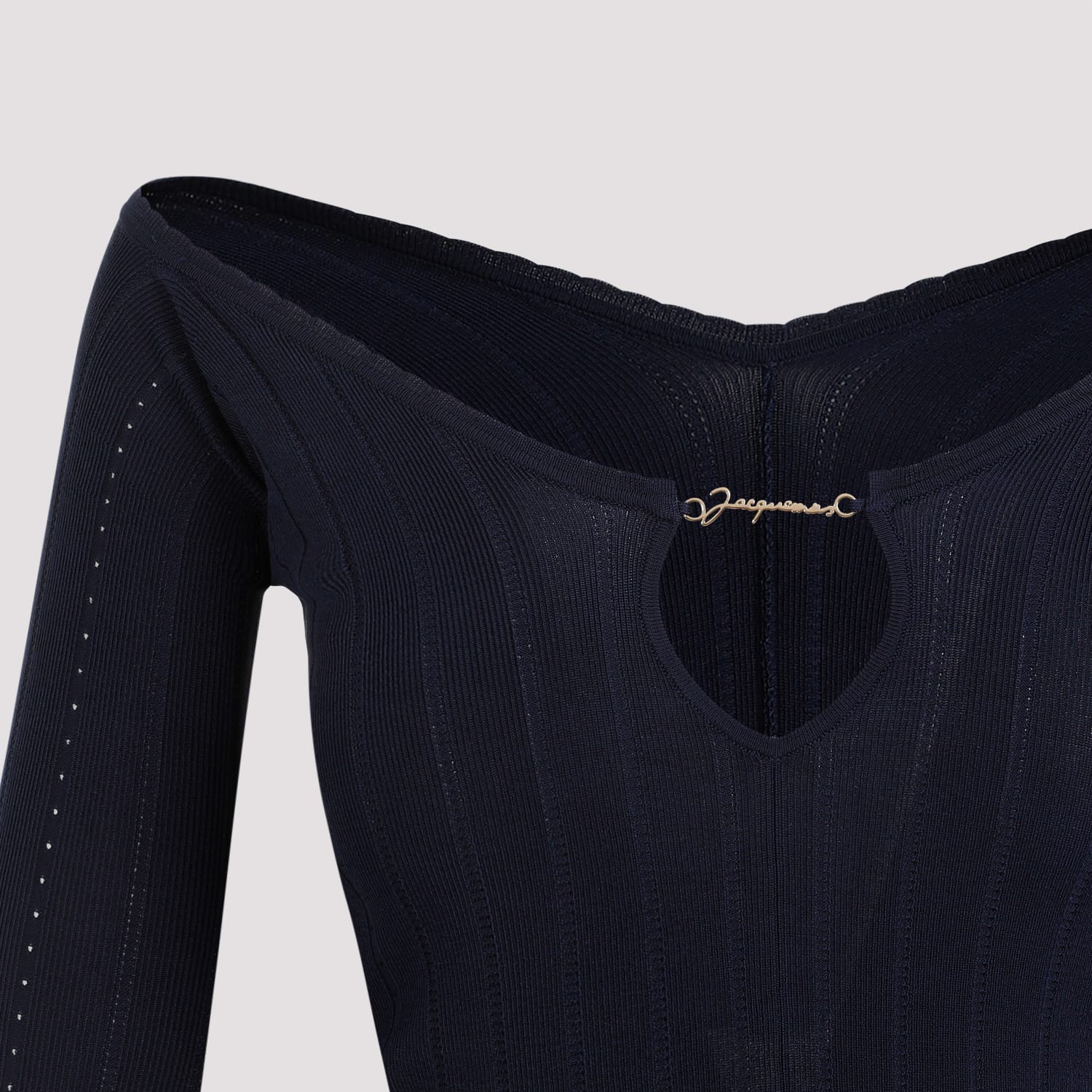 Shop Jacquemus Le Haut Pralù In Dark Navy