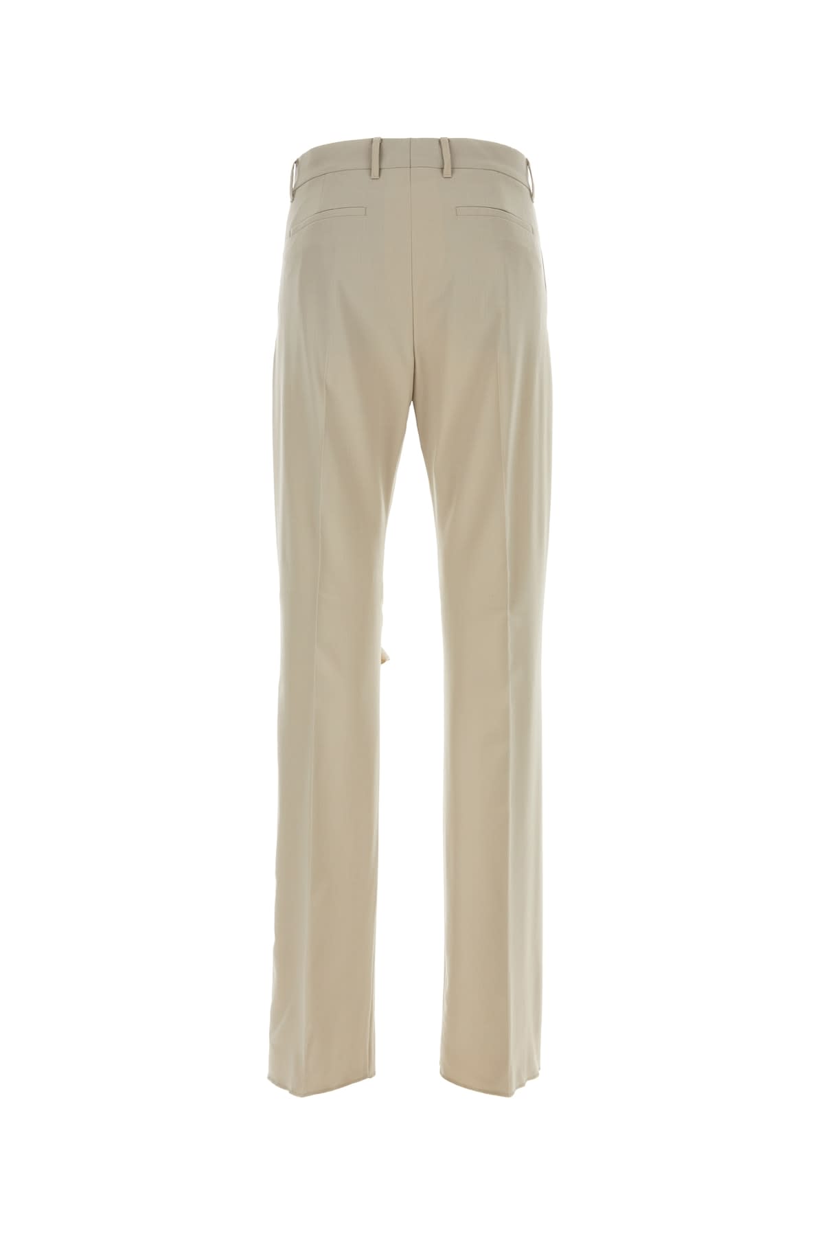 Givenchy Front-pleated Pants With Cut Out Detailing In Grey