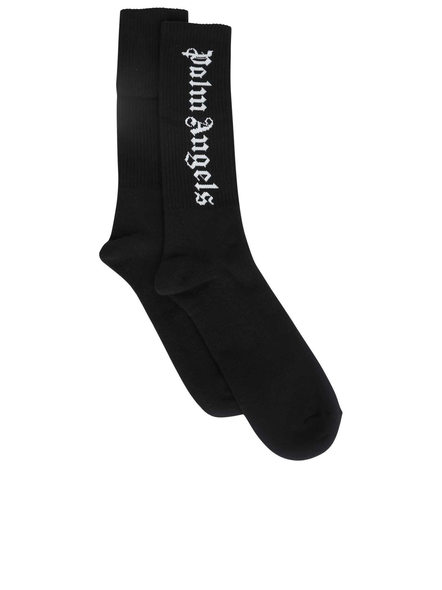 Palm Angels Vertical Embroidery Socks