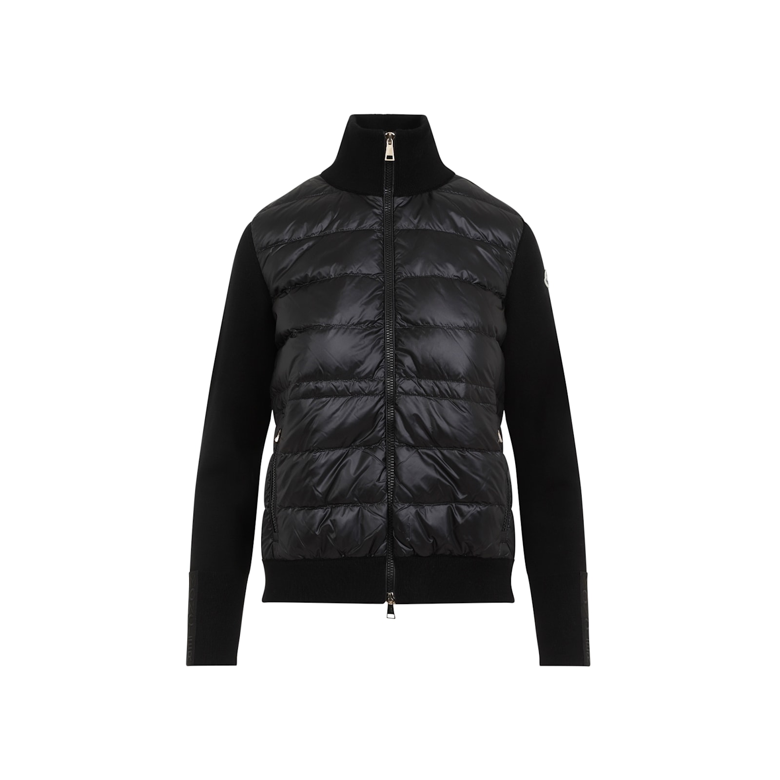 Shop Moncler Cardigan Tricot In Black