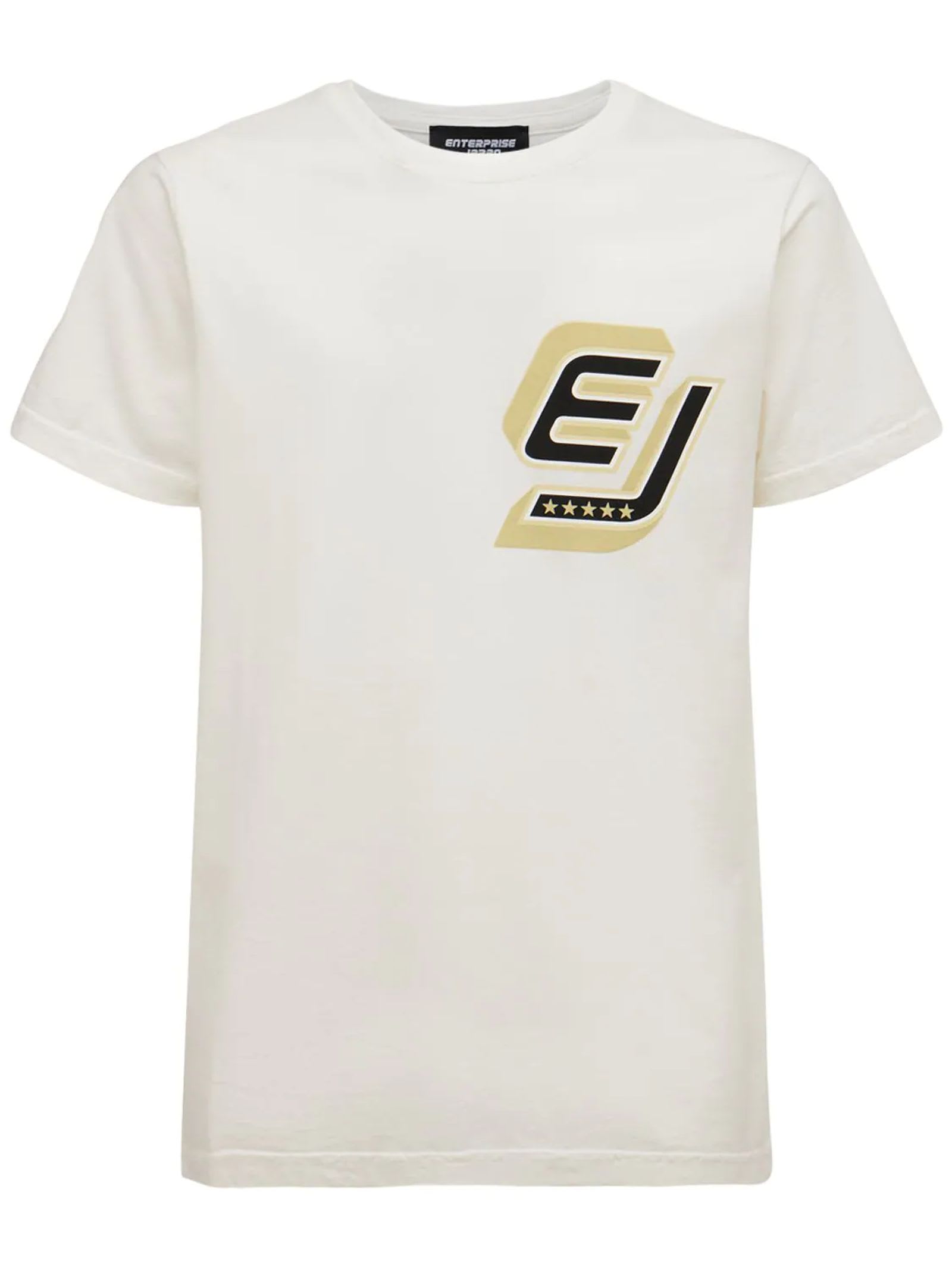 Enterprise Japan Cream Cotton T-shirt