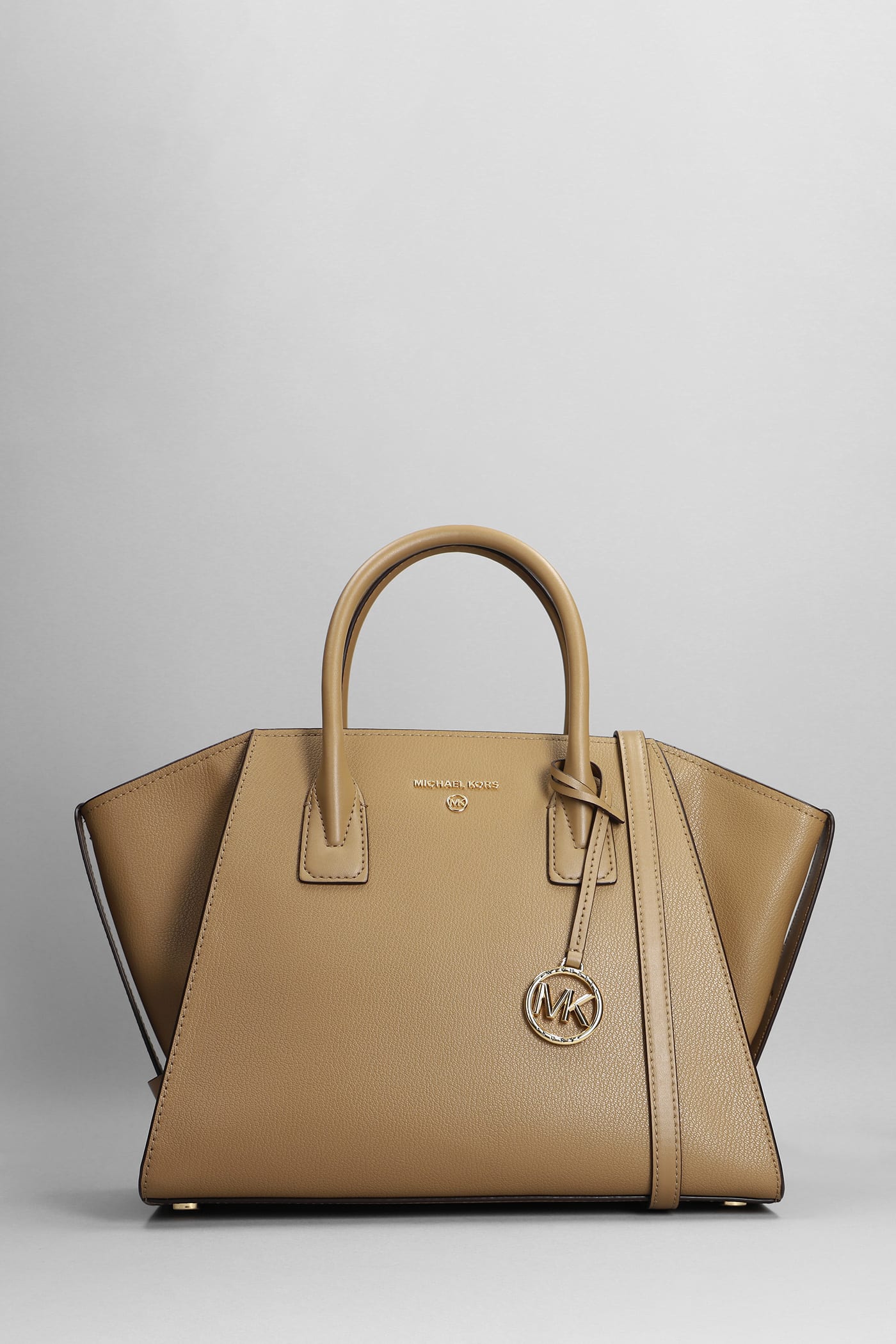 Michael hotsell Kors Satchel Leather Taupe