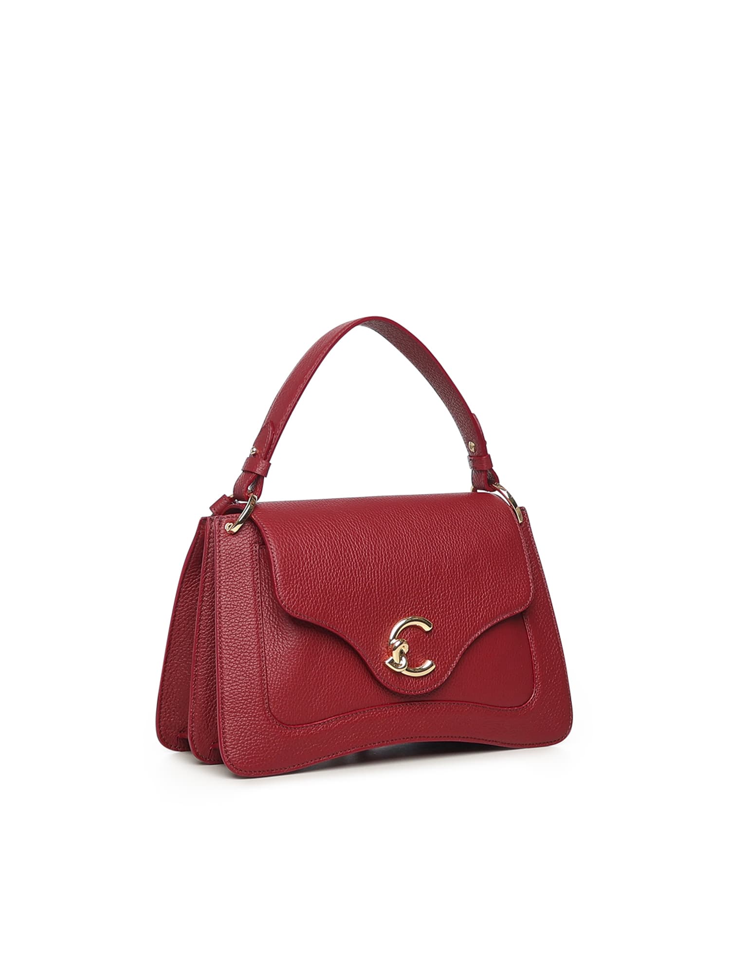 Coccinelle Red Leather Women Handbag In Red