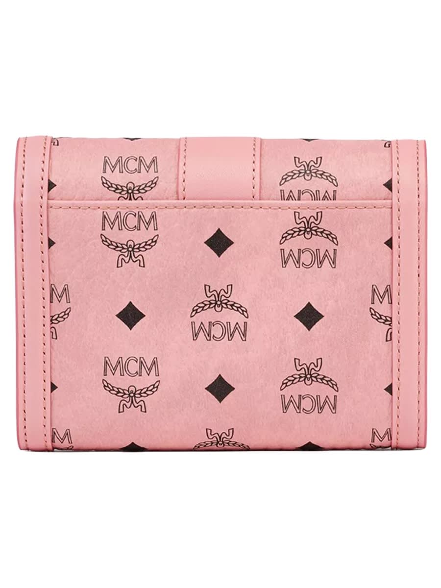 Mcm Tracy Trifold Wallet In Multi