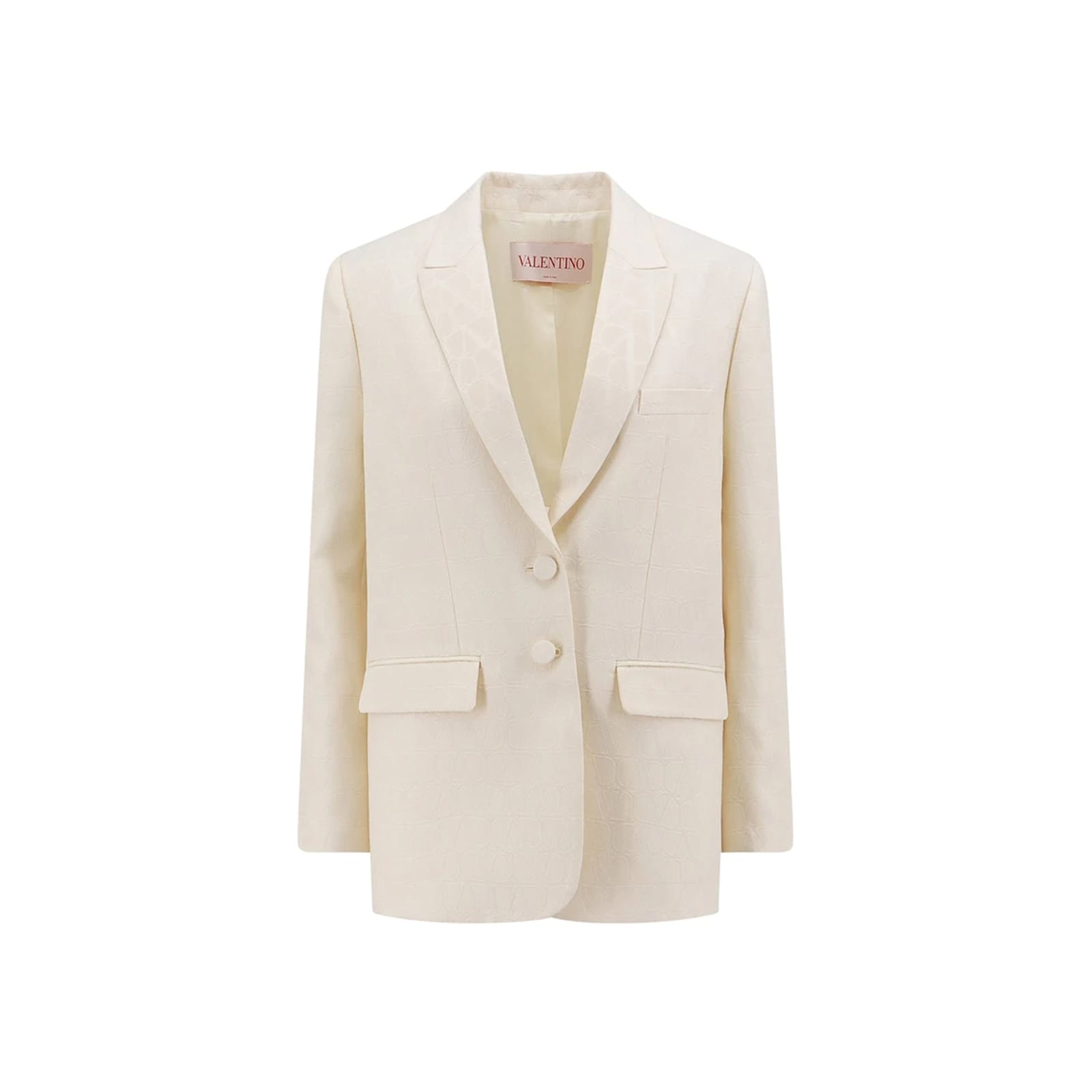 VALENTINO WOOL AND SILK TOILE ICONOGRAPHE JACKET 